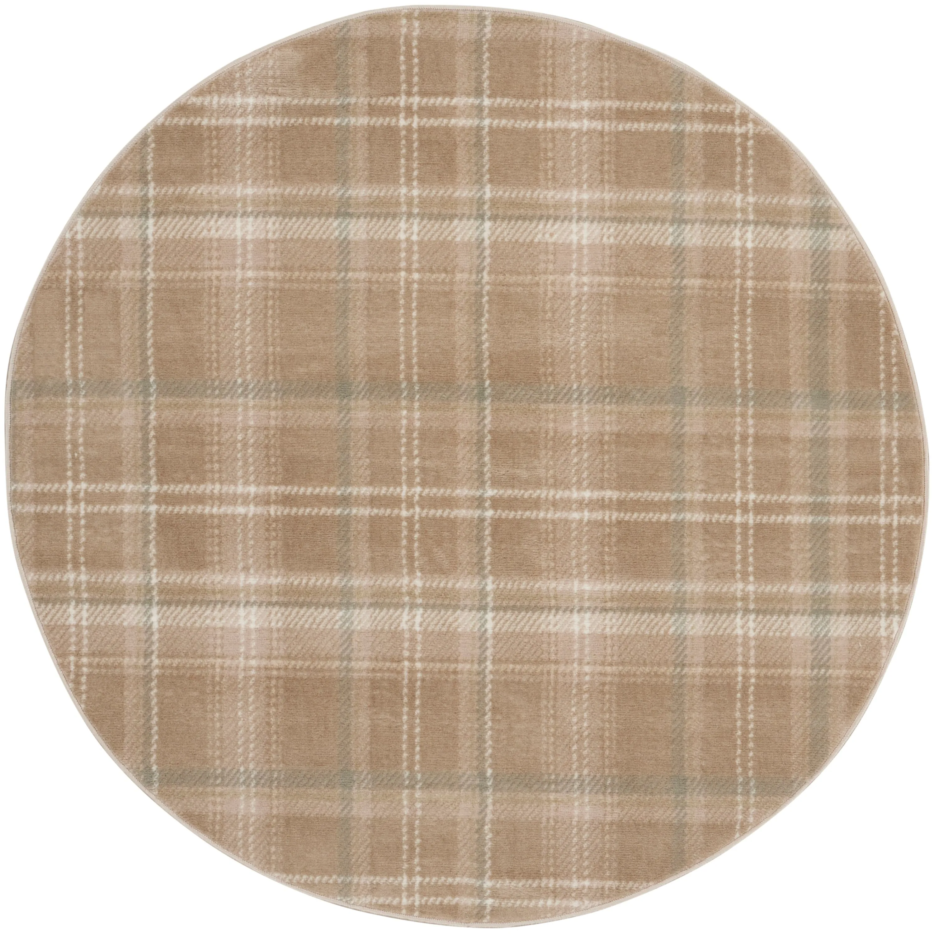 Nourison Grafix Plaid Farmhouse Area Rug