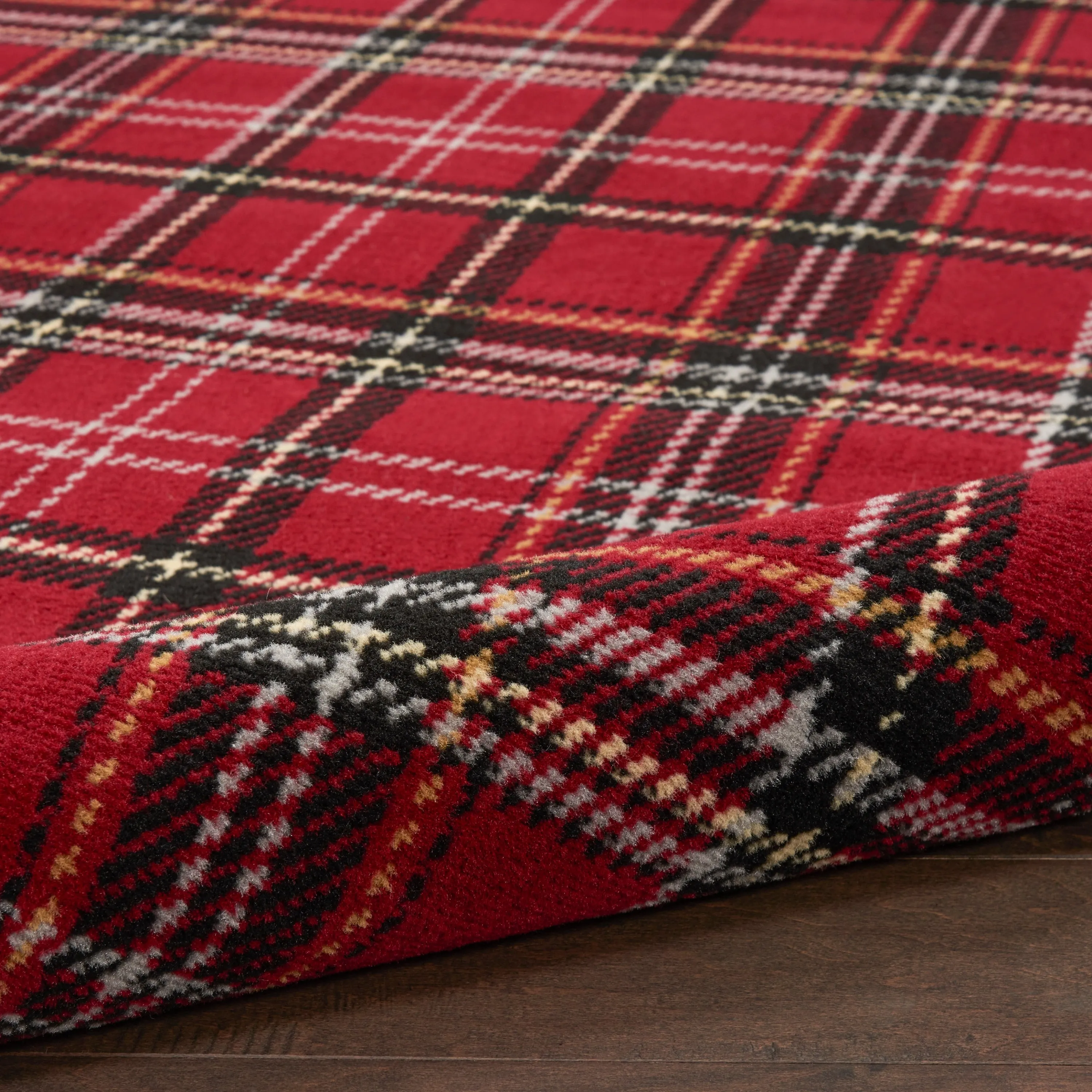 Nourison Grafix Plaid Farmhouse Area Rug