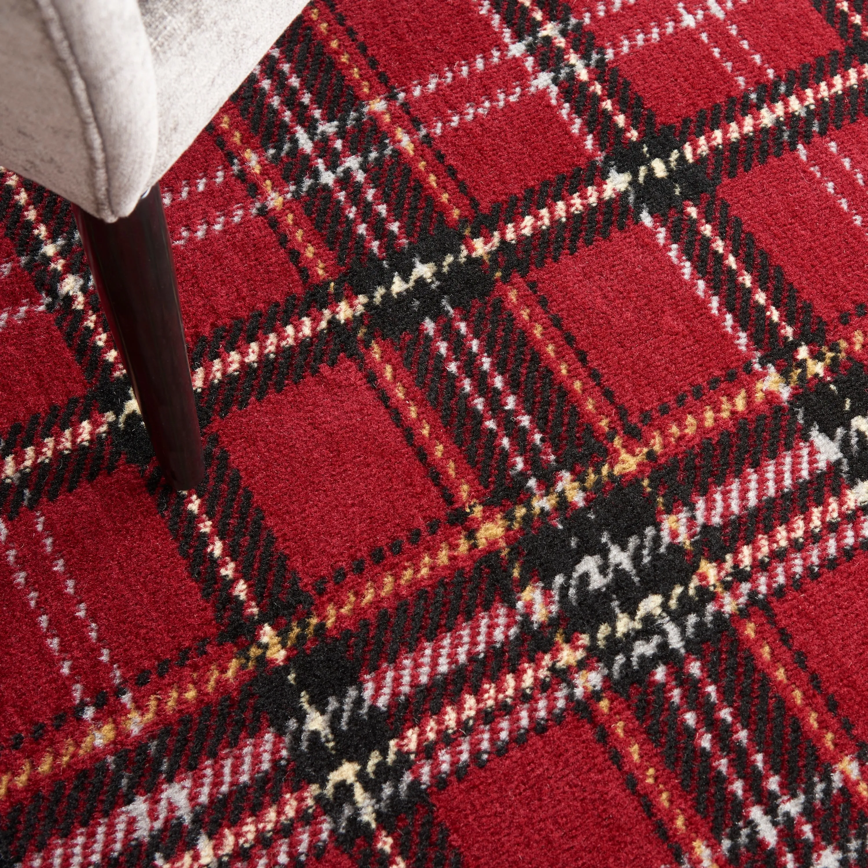 Nourison Grafix Plaid Farmhouse Area Rug