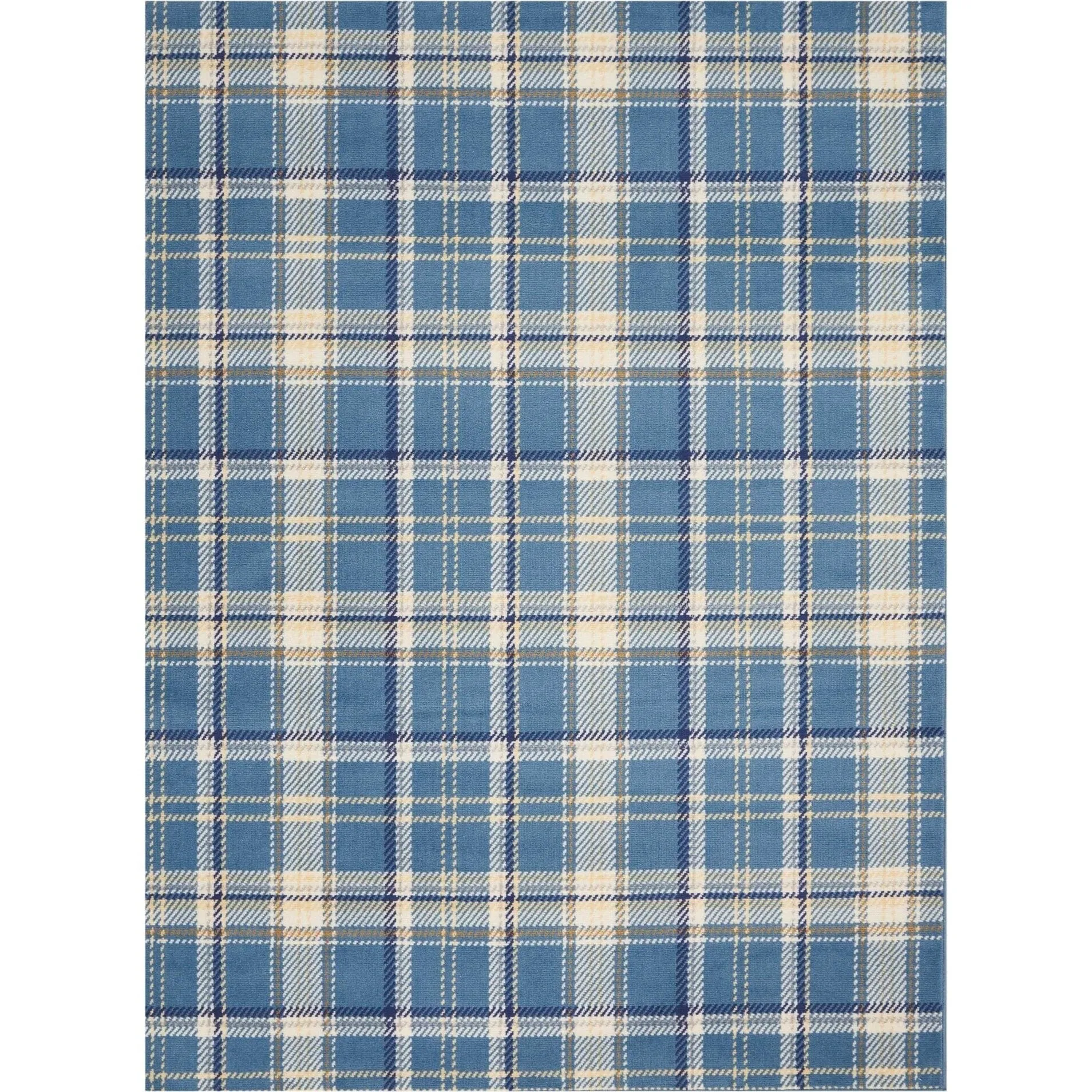 Nourison Grafix Plaid Farmhouse Area Rug