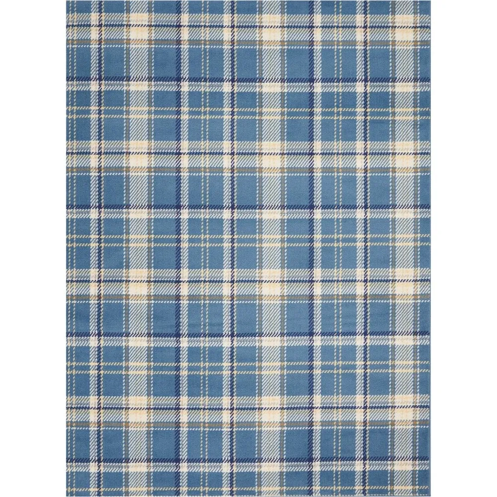 Nourison Grafix Plaid Farmhouse Area Rug