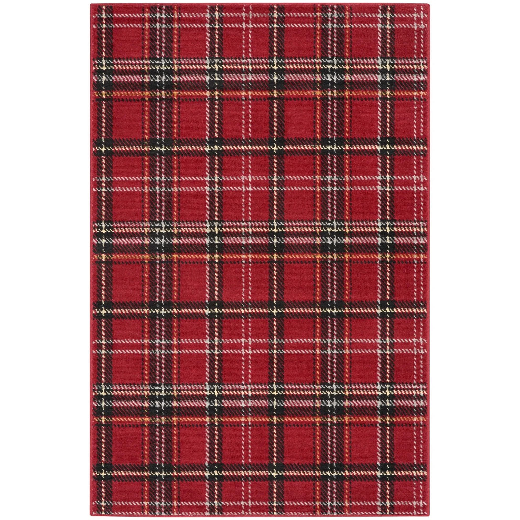 Nourison Grafix Plaid Farmhouse Area Rug