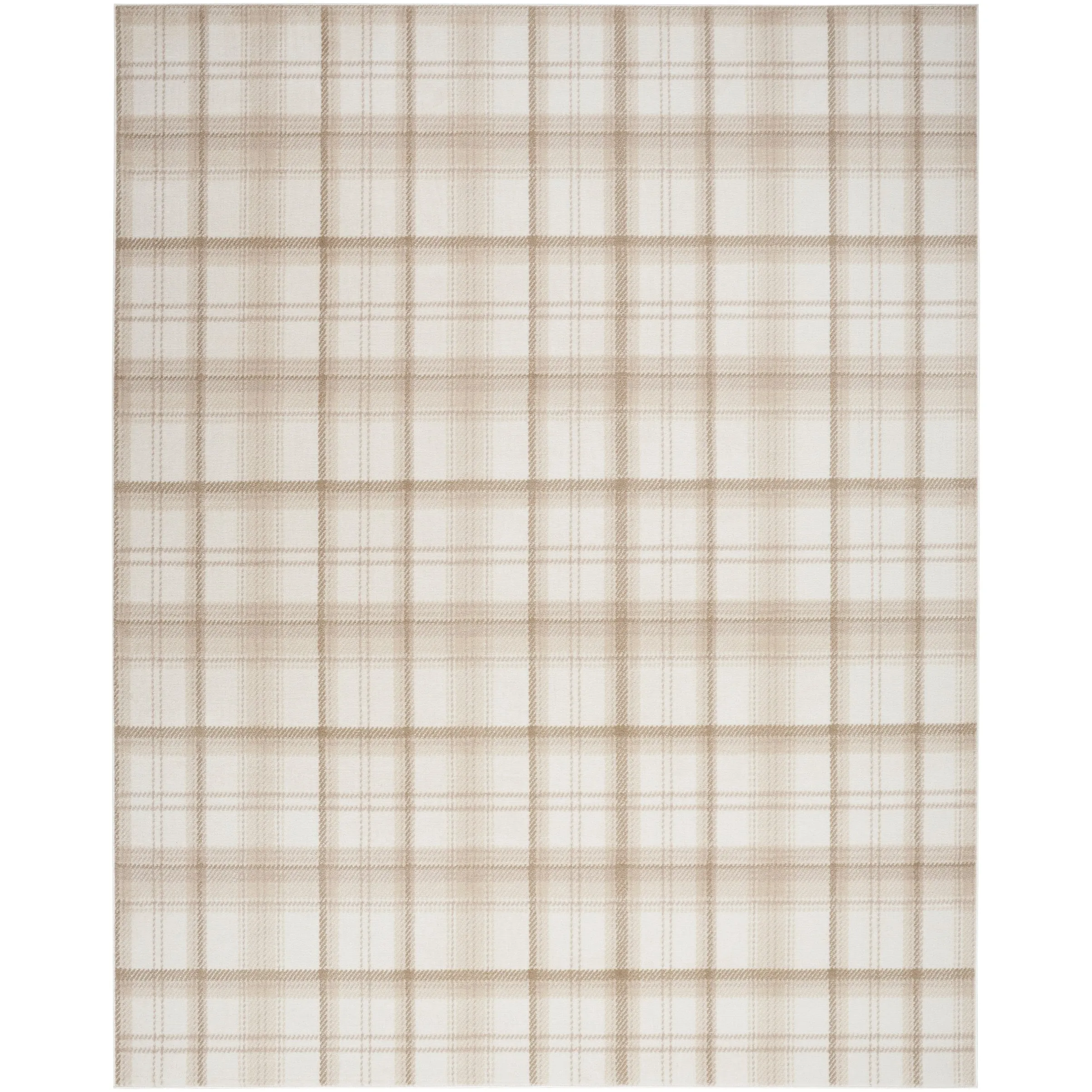 Nourison Grafix Plaid Farmhouse Area Rug