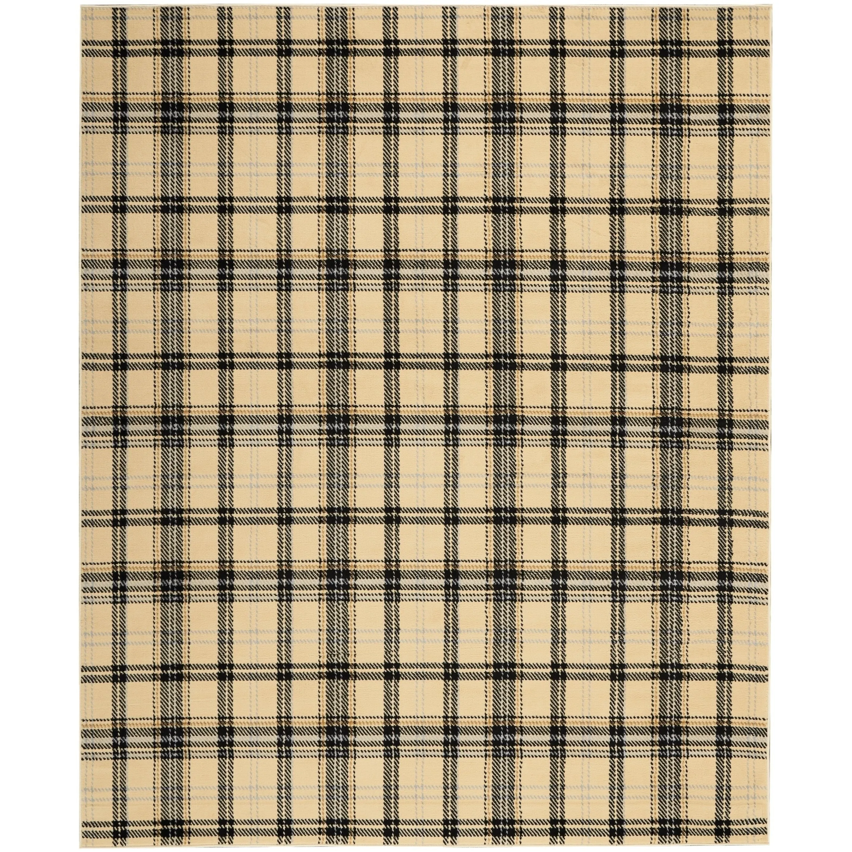 Nourison Grafix Plaid Farmhouse Area Rug