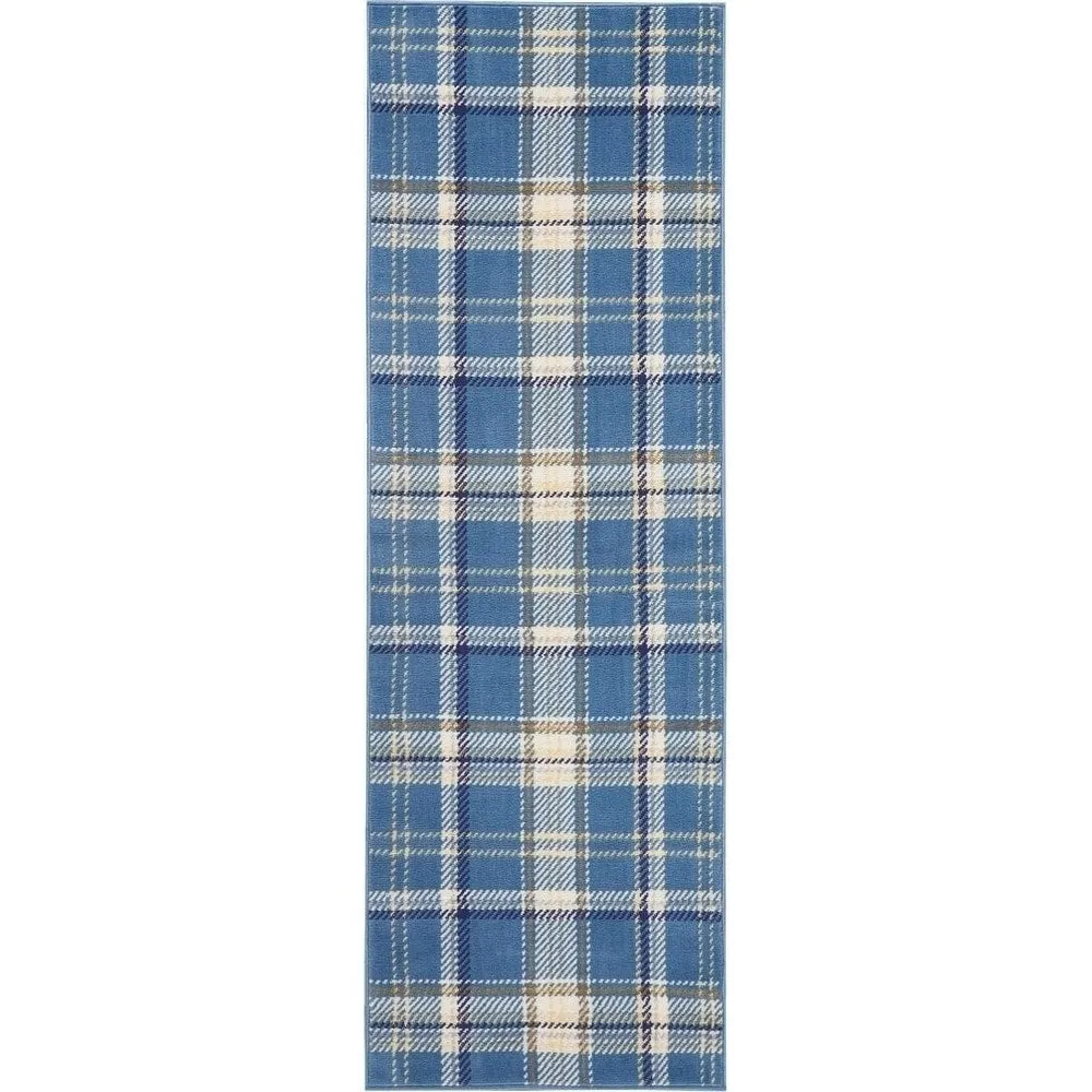 Nourison Grafix Plaid Farmhouse Area Rug