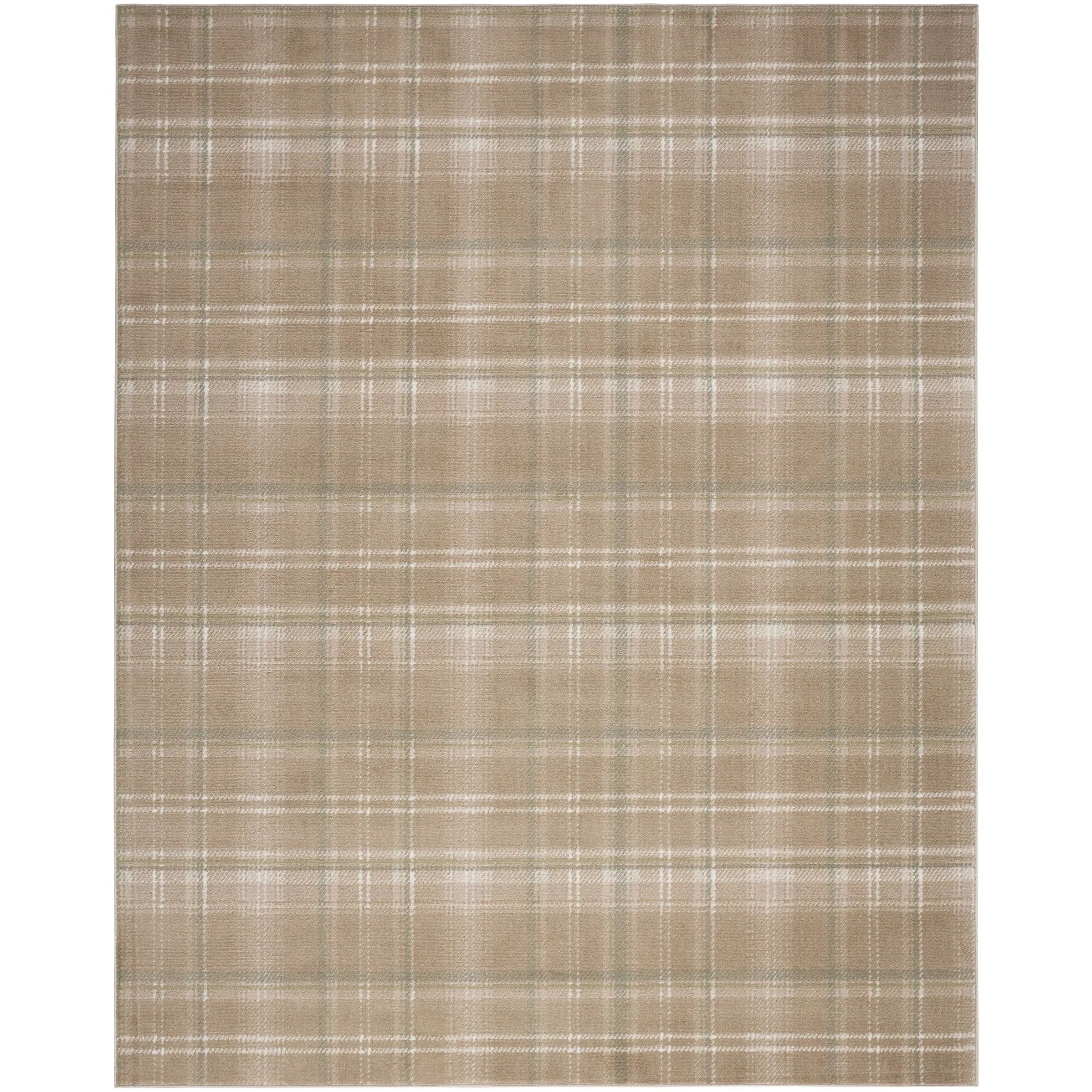 Nourison Grafix Plaid Farmhouse Area Rug