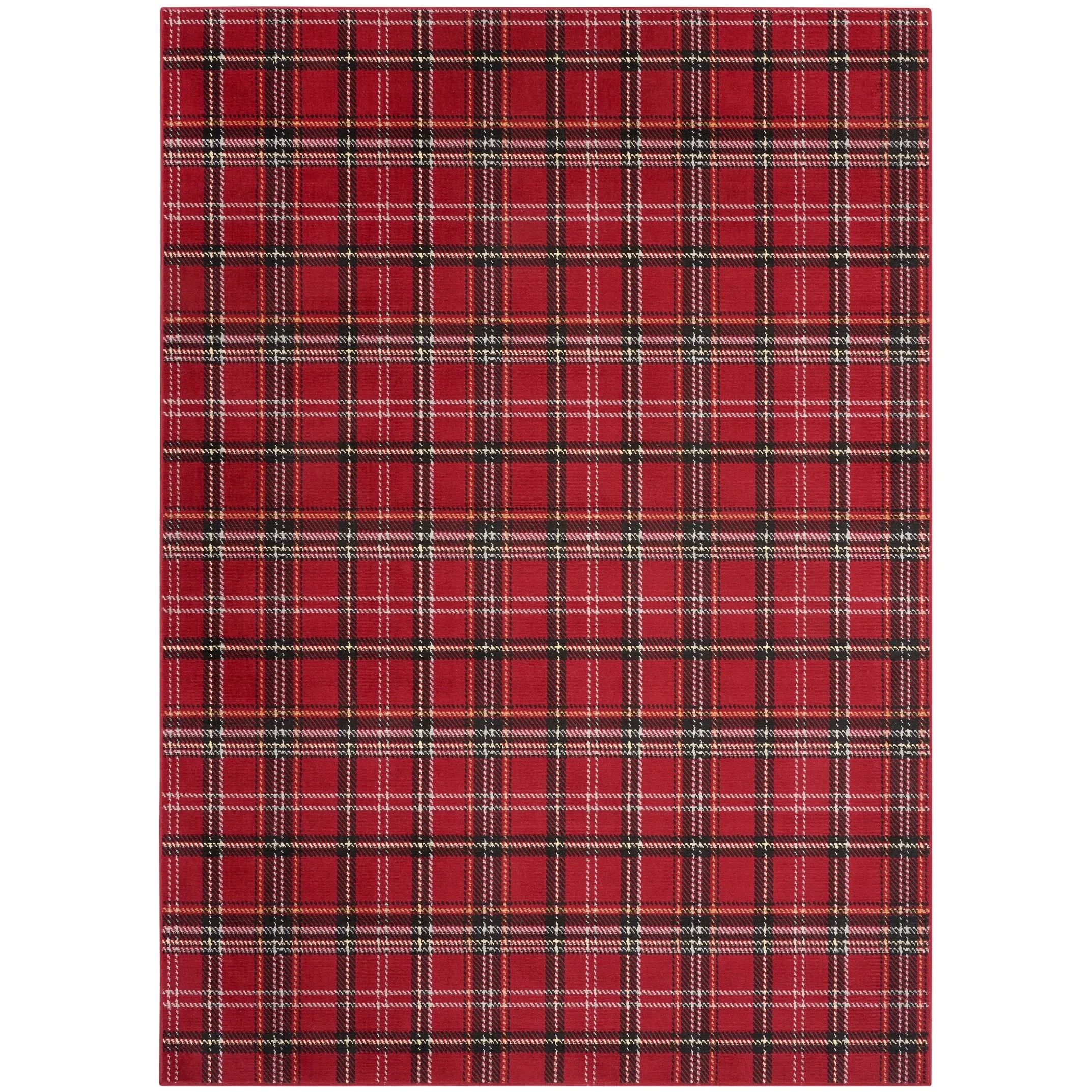 Nourison Grafix Plaid Farmhouse Area Rug
