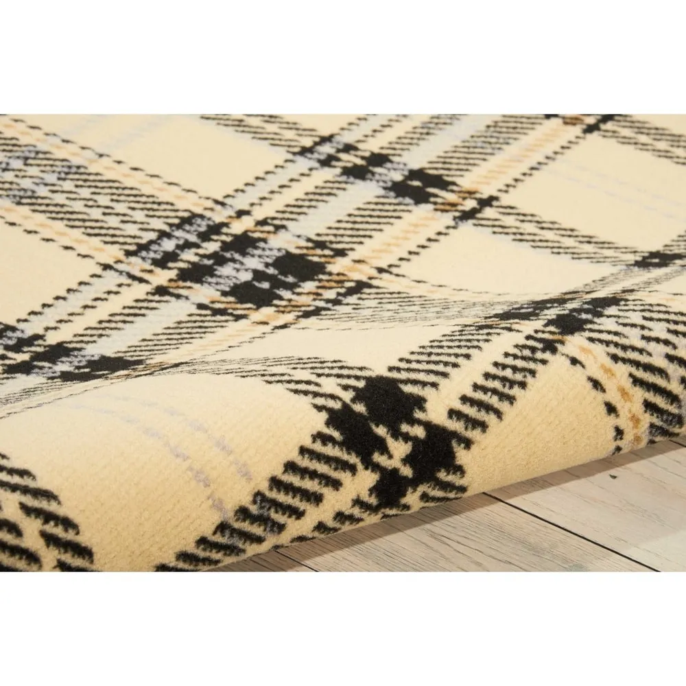 Nourison Grafix Plaid Farmhouse Area Rug
