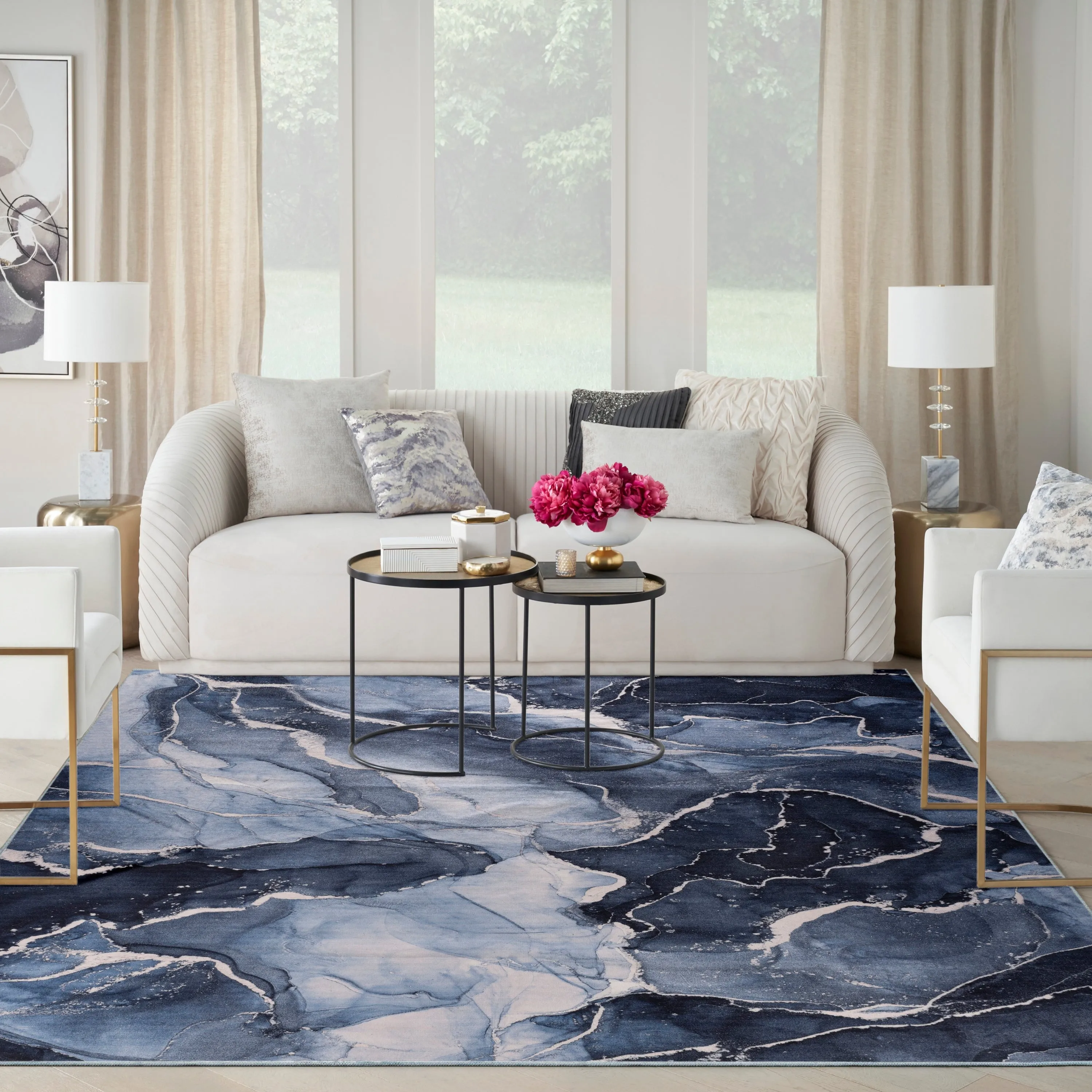 Nourison Home Daydream Indoor Abstract Area Rug.
