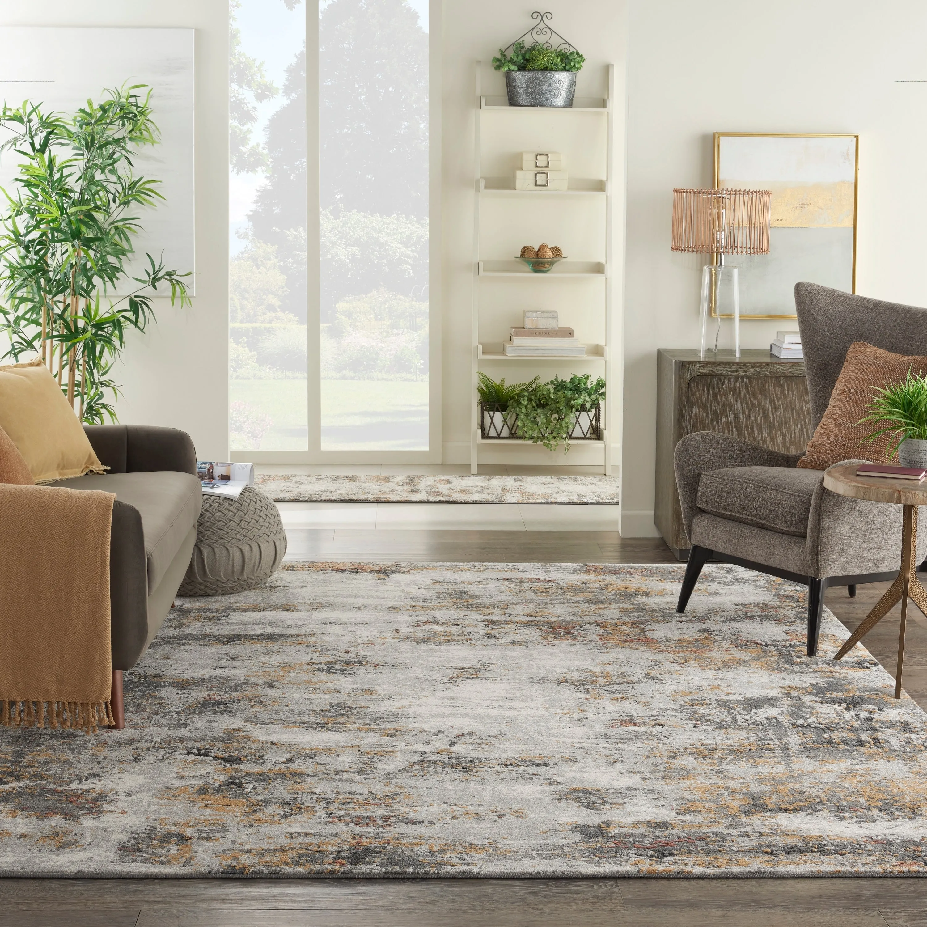 Nourison Ludlow Modern Abstract Area Rug