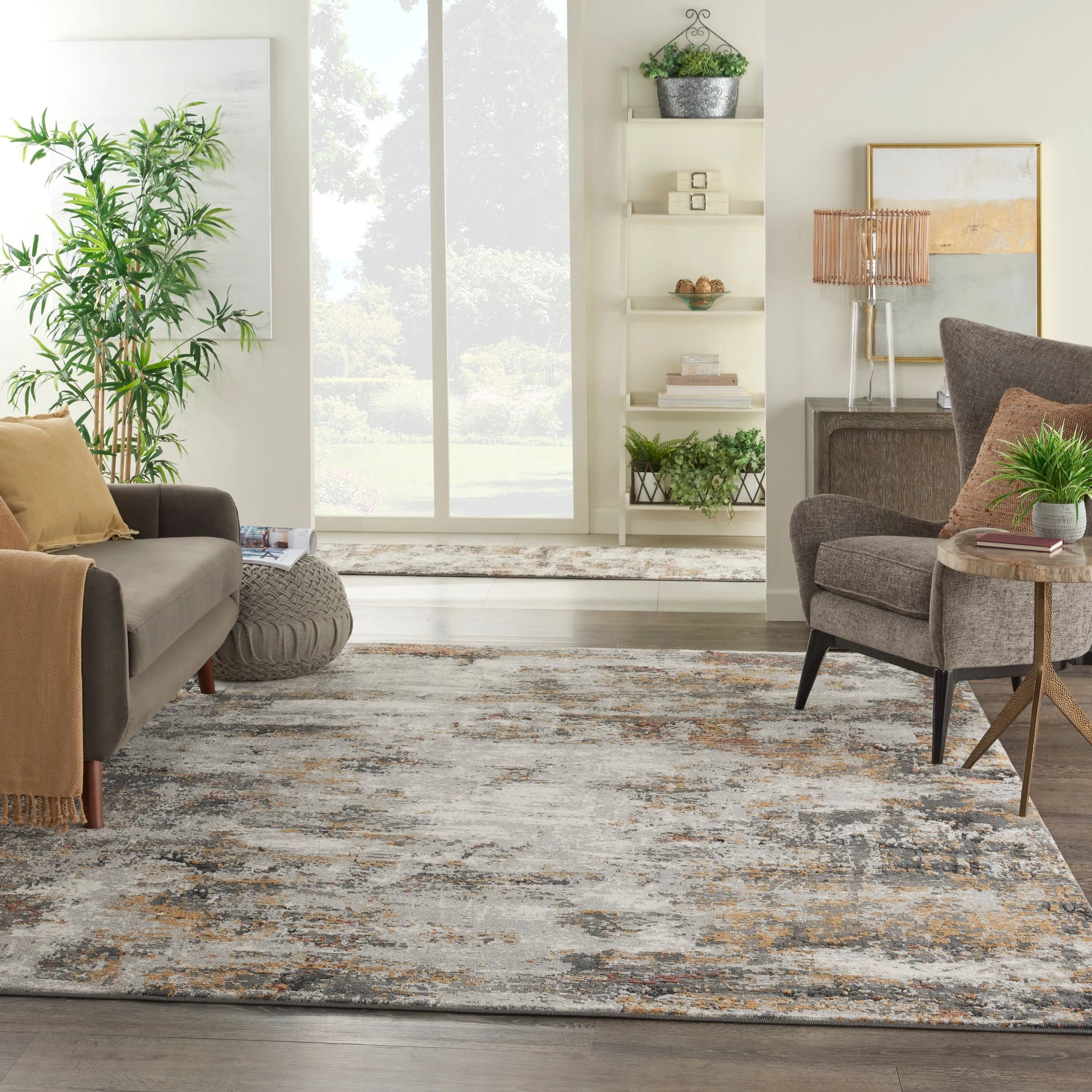 Nourison Ludlow Modern Abstract Area Rug