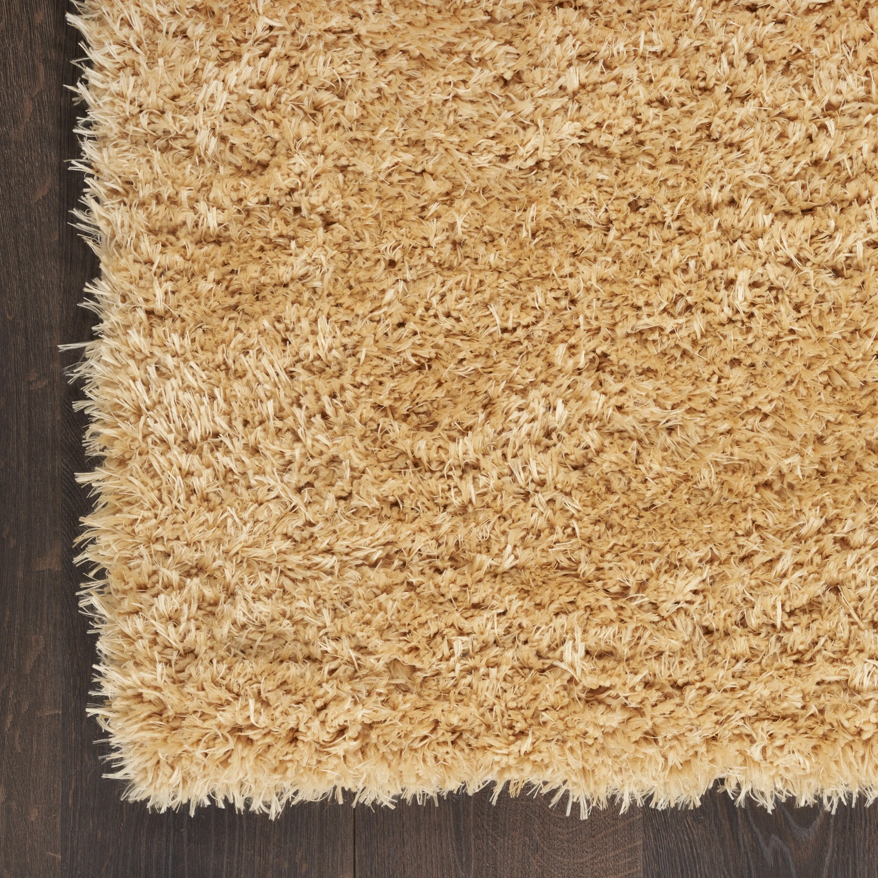 Nourison Lush Shag Contemporary Solid Shag Area Rug