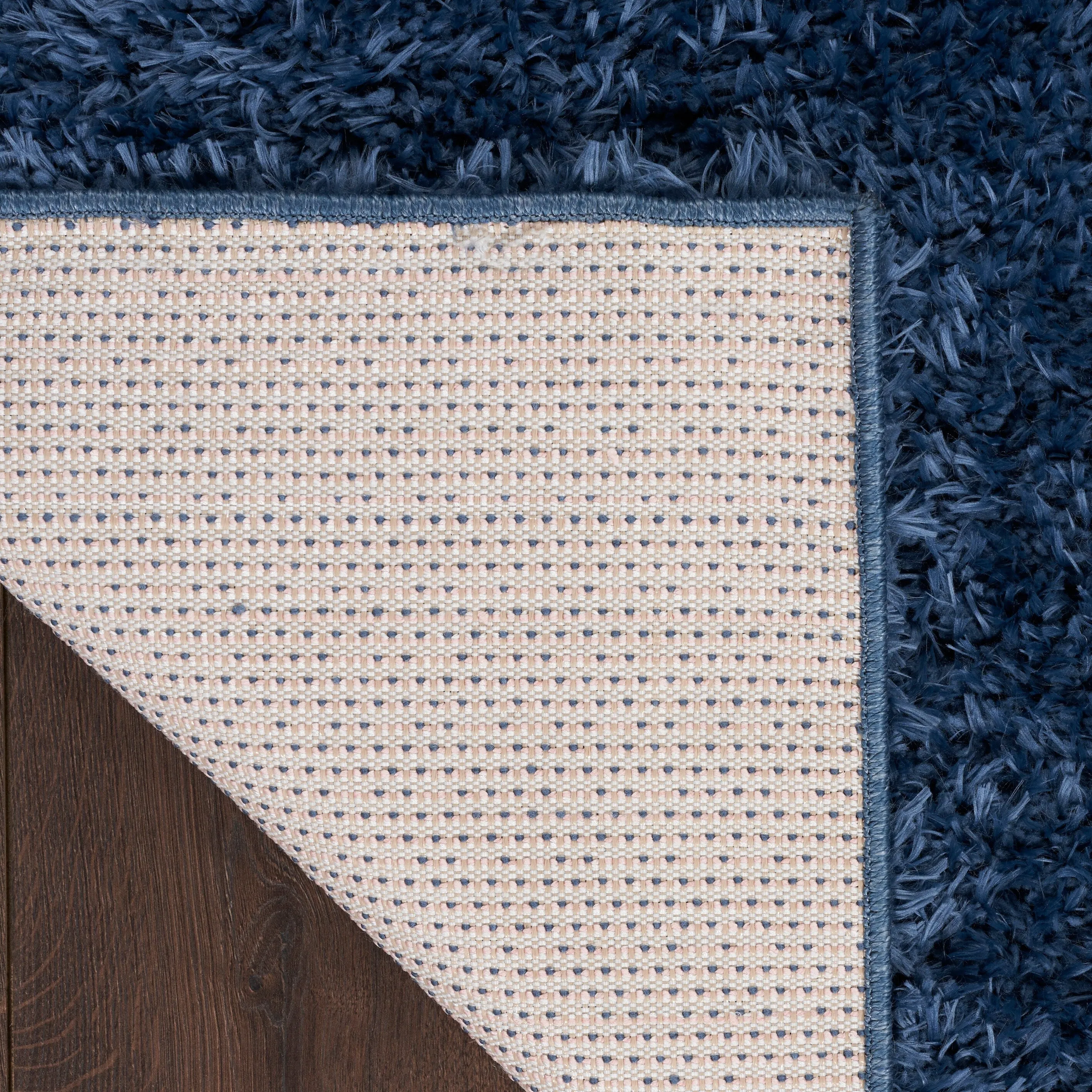 Nourison Lush Shag Contemporary Solid Shag Area Rug