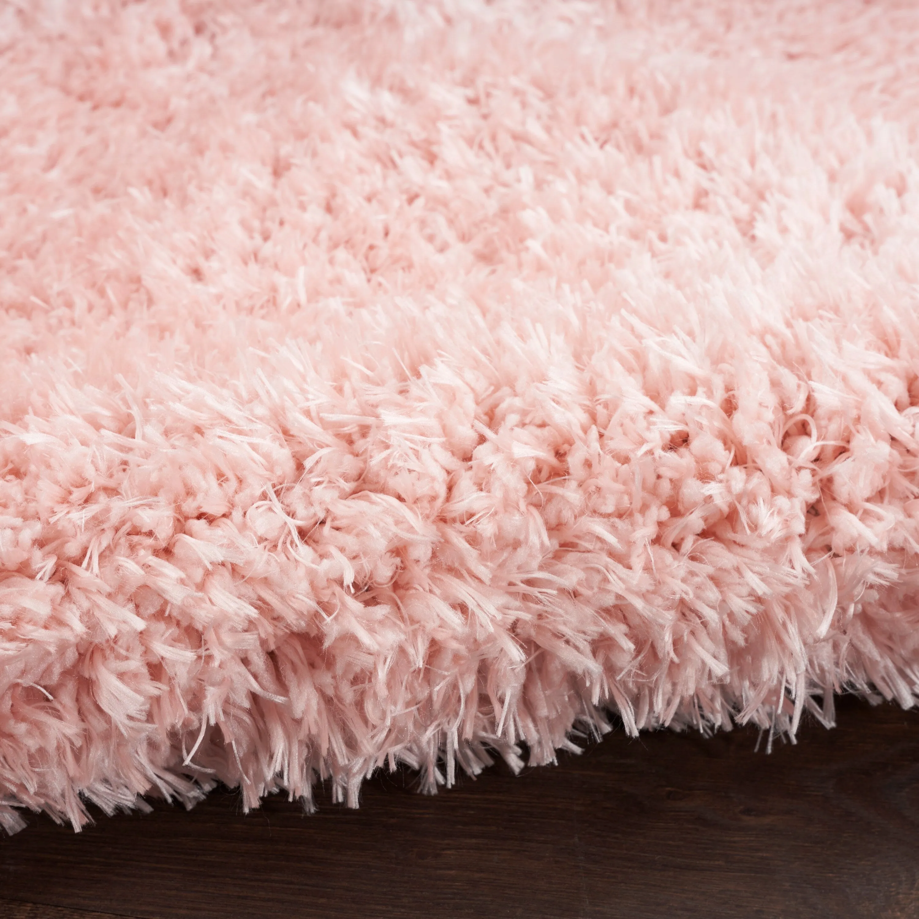 Nourison Lush Shag Contemporary Solid Shag Area Rug