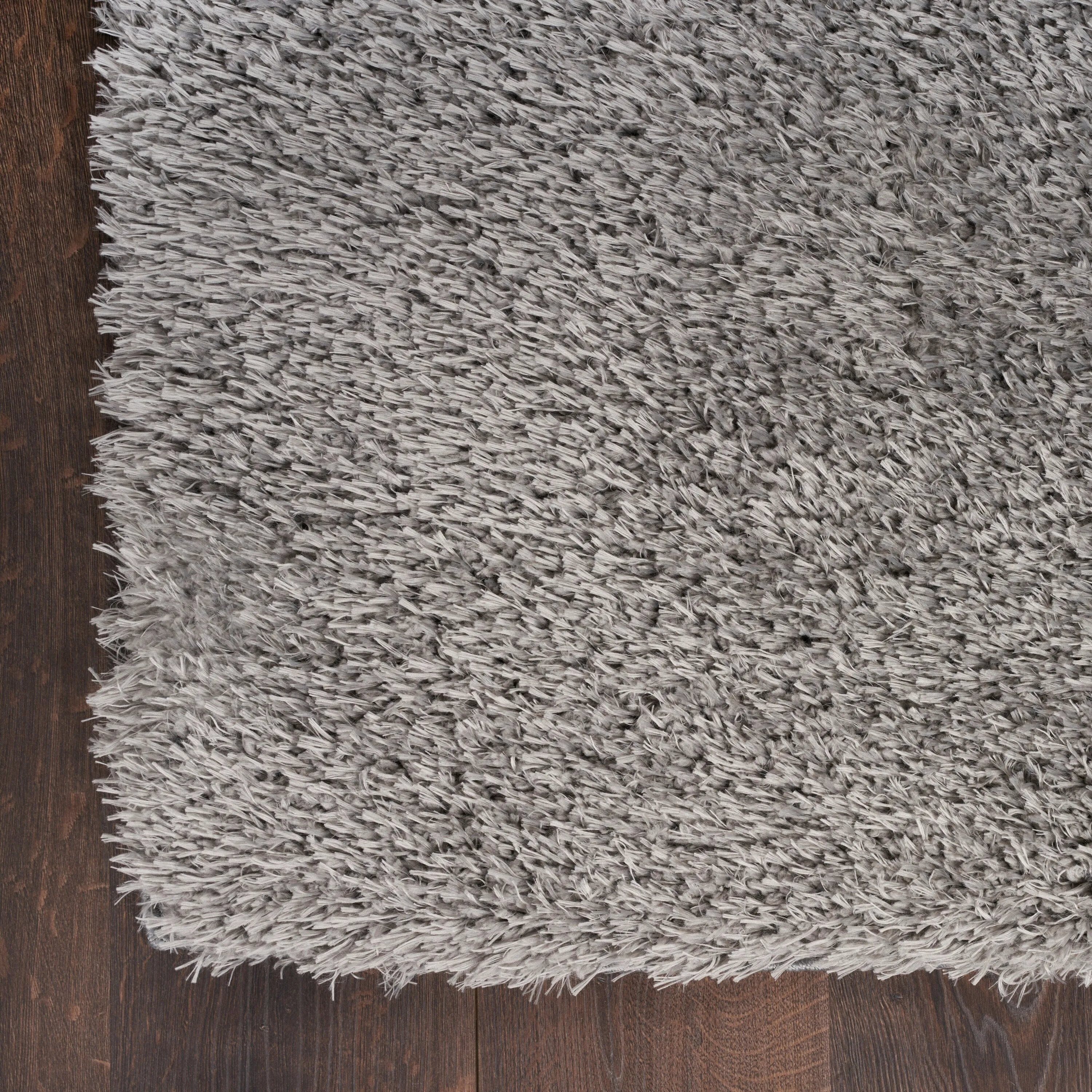 Nourison Lush Shag Contemporary Solid Shag Area Rug