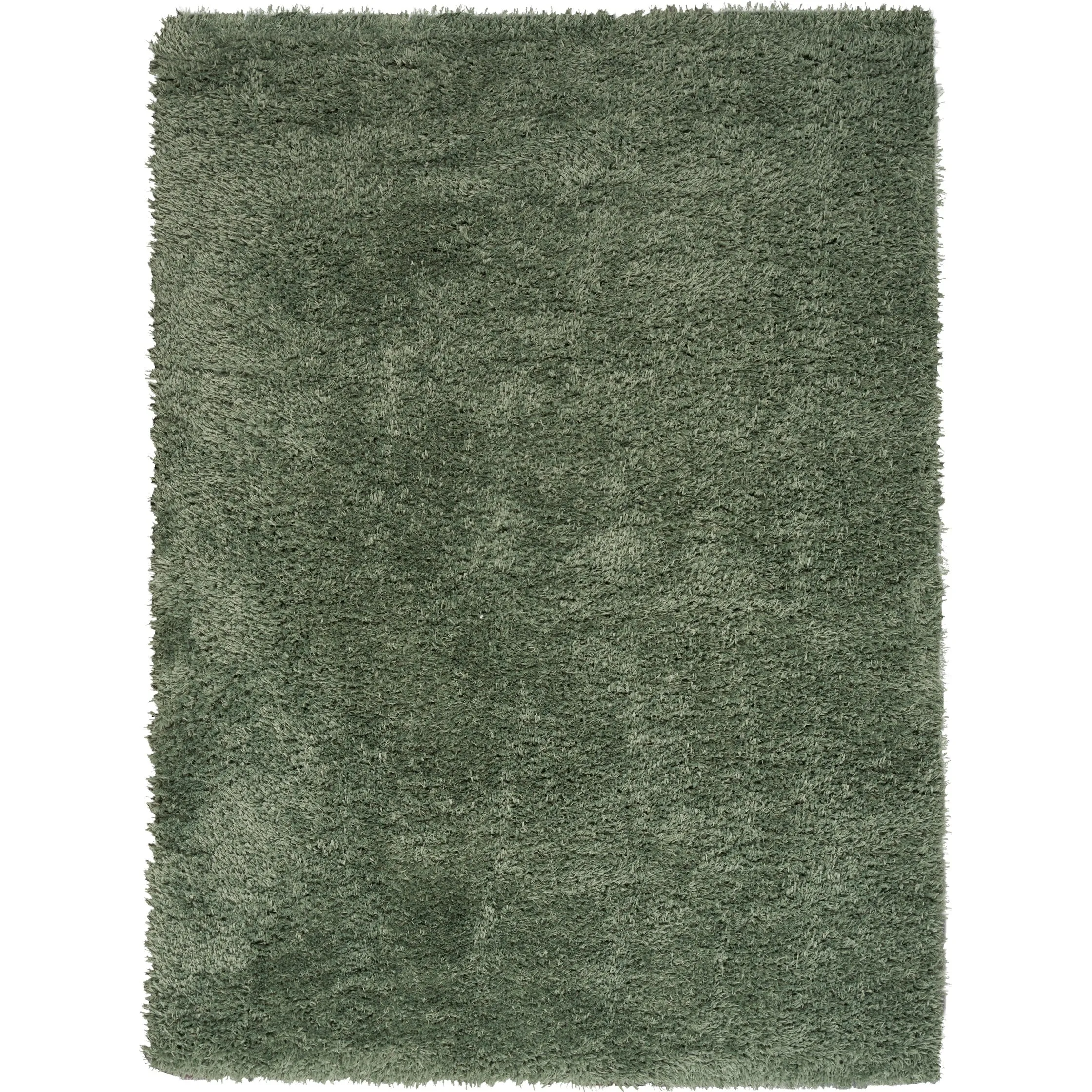 Nourison Lush Shag Contemporary Solid Shag Area Rug