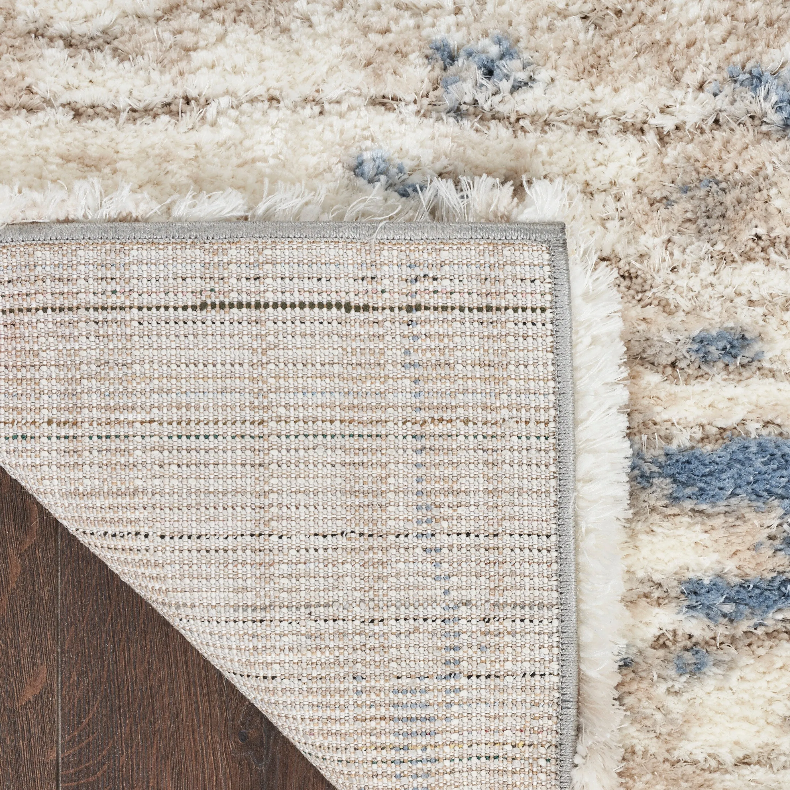 Nourison Luxurious Shag Abstract Glam Ultra Plush Pile Area Rug