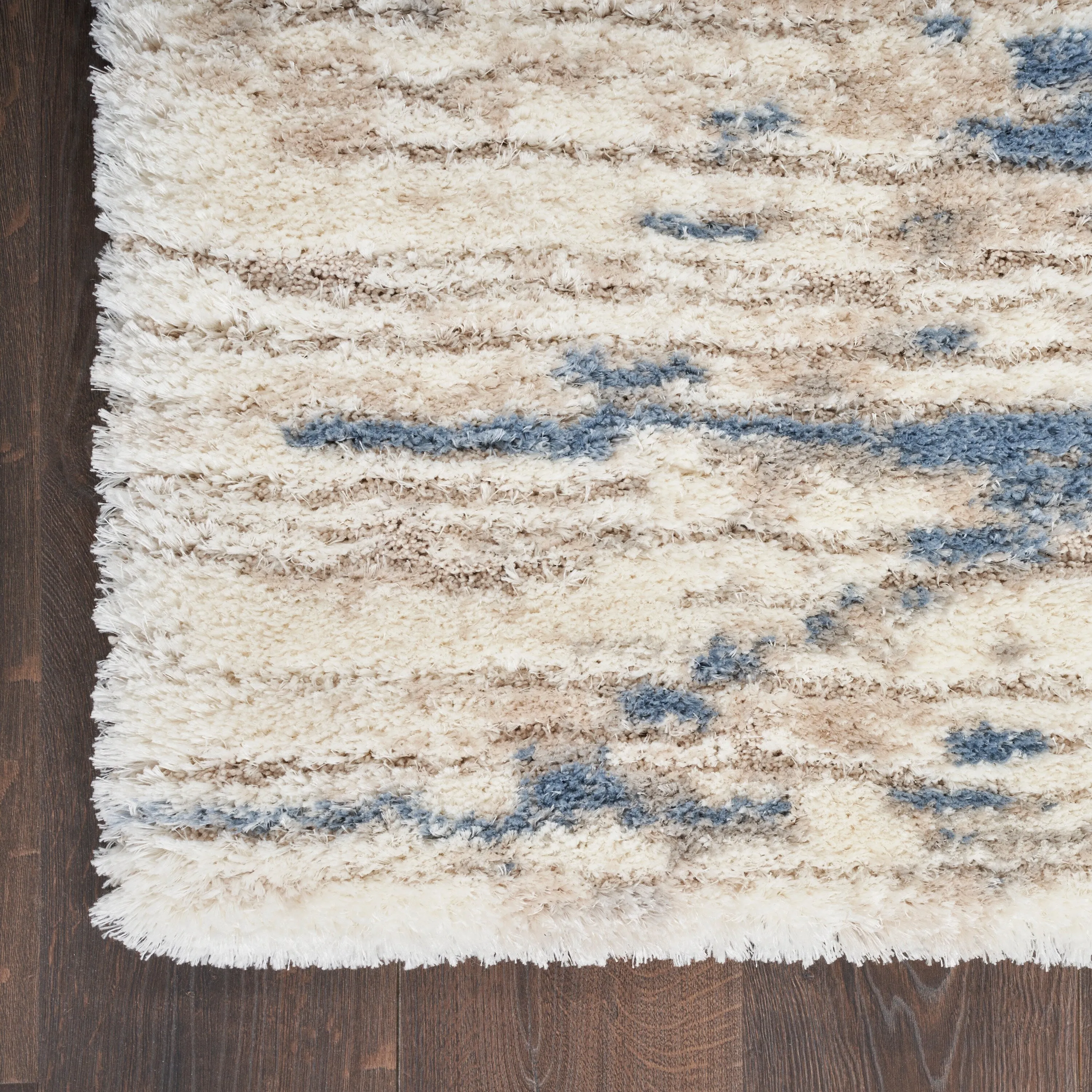 Nourison Luxurious Shag Abstract Glam Ultra Plush Pile Area Rug