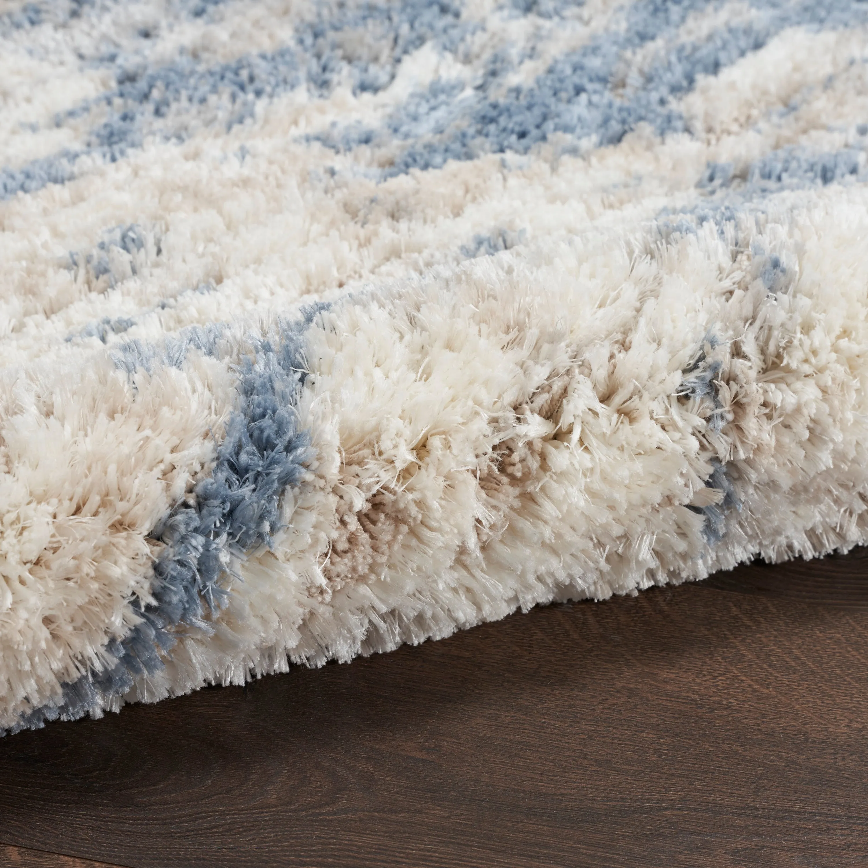 Nourison Luxurious Shag Abstract Glam Ultra Plush Pile Area Rug