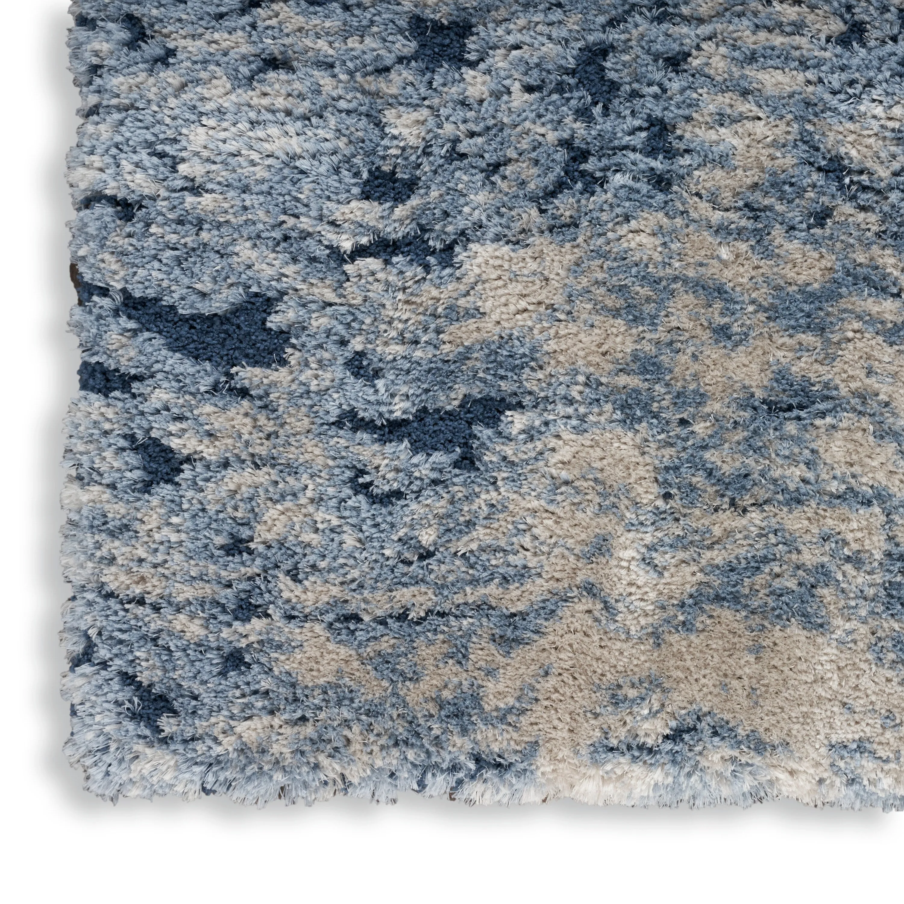 Nourison Luxurious Shag Abstract Wave Plush Shag Area Rug