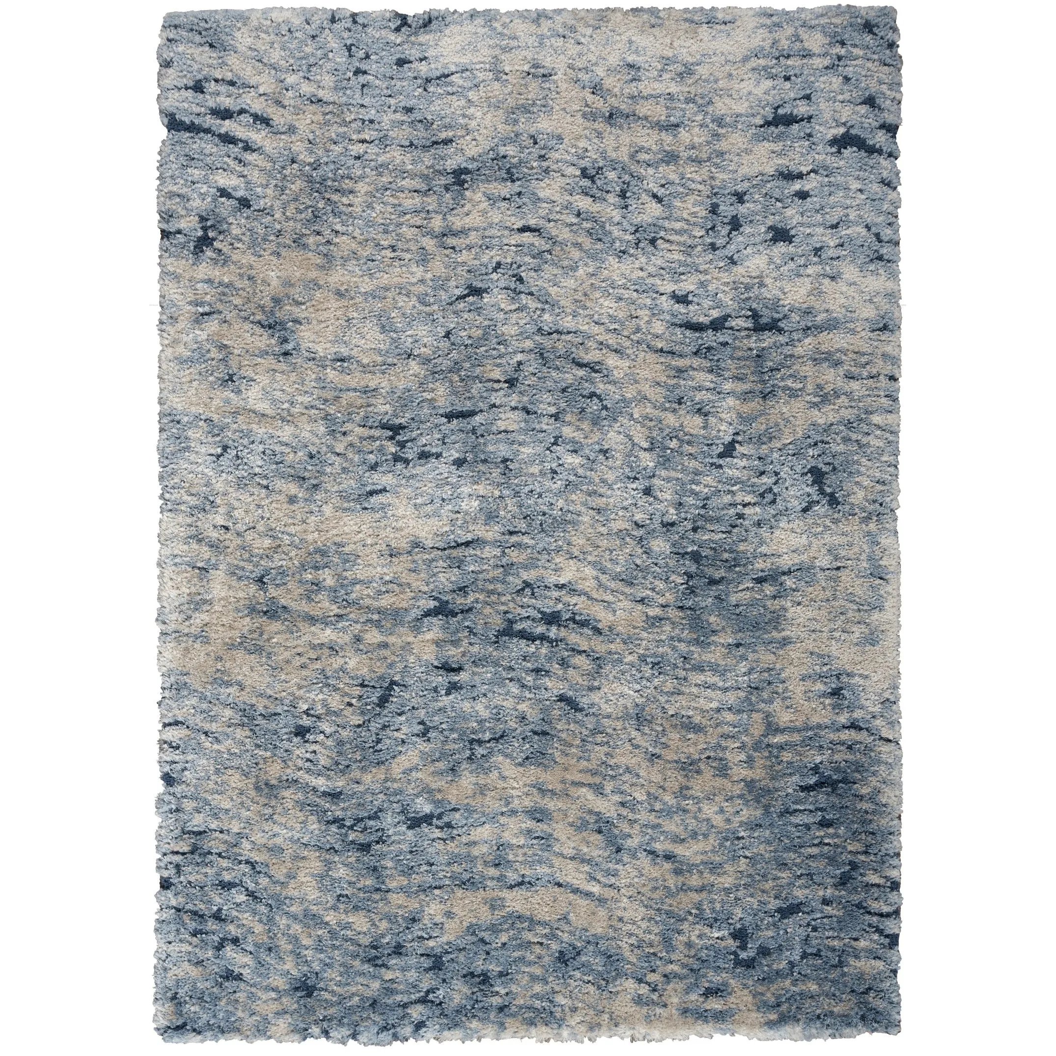 Nourison Luxurious Shag Abstract Wave Plush Shag Area Rug