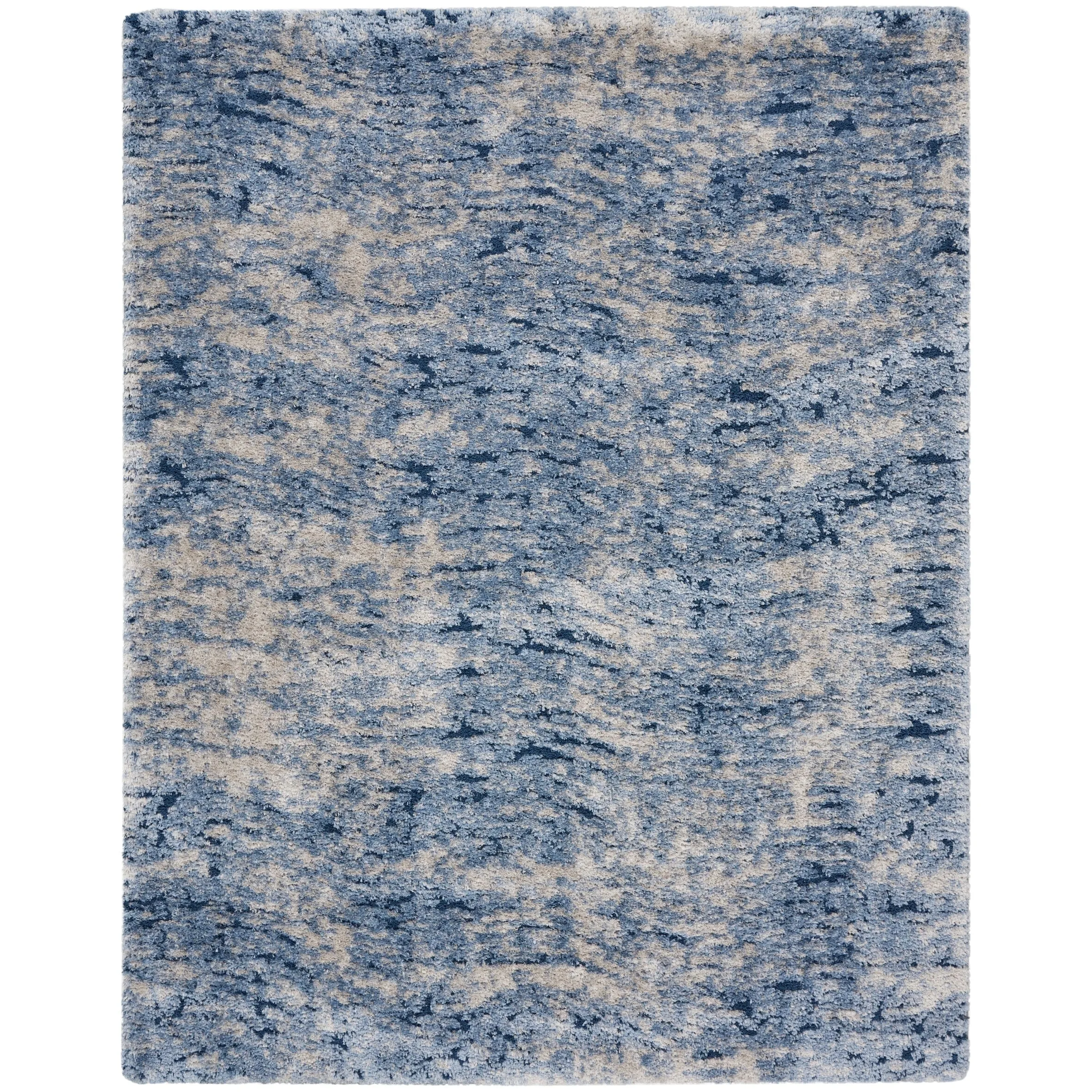 Nourison Luxurious Shag Abstract Wave Plush Shag Area Rug