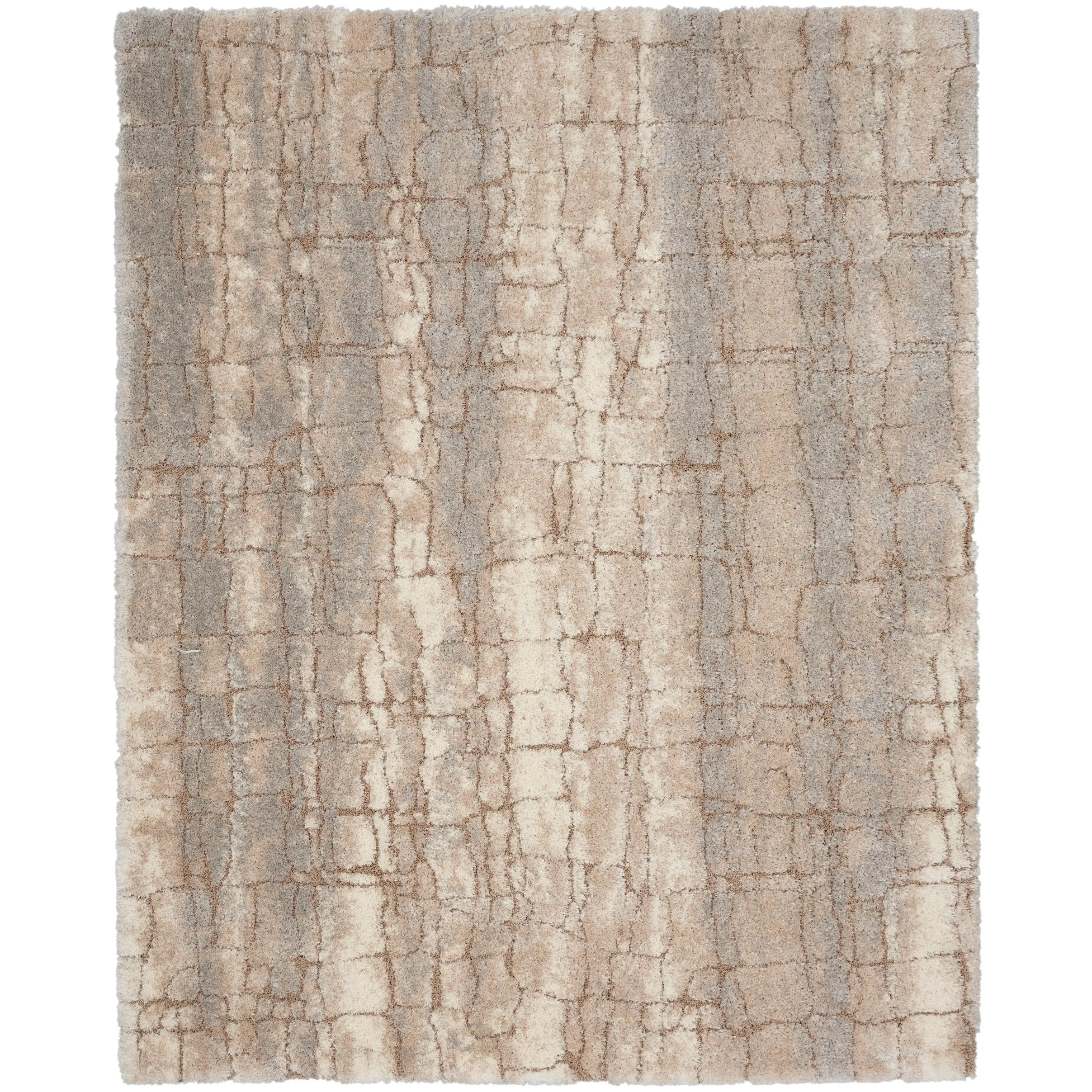 Nourison Luxurious Shag Ultra Plush Glam Abstract Area Rug