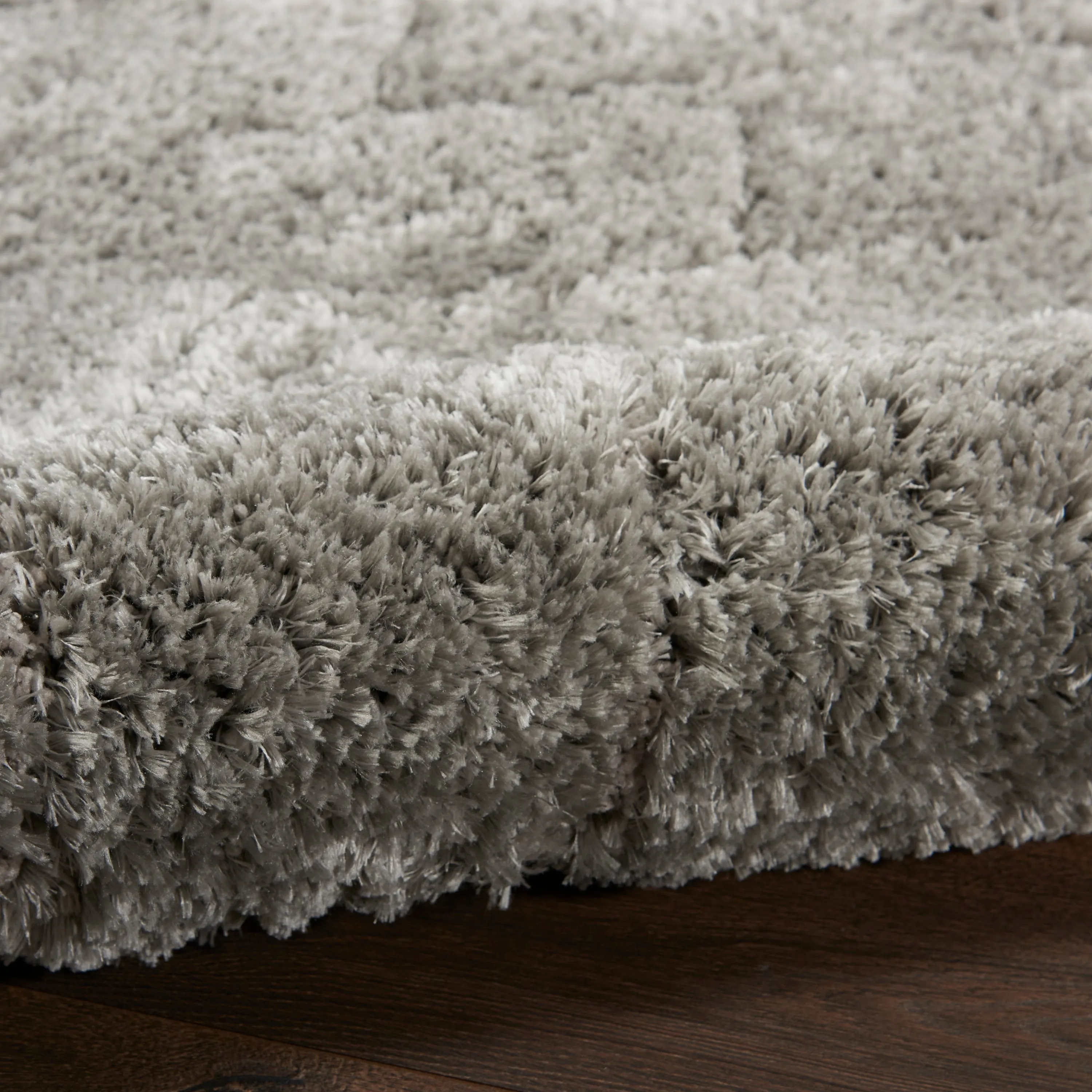 Nourison Luxurious Shag Ultra Plush Modern Chevron Area Rug