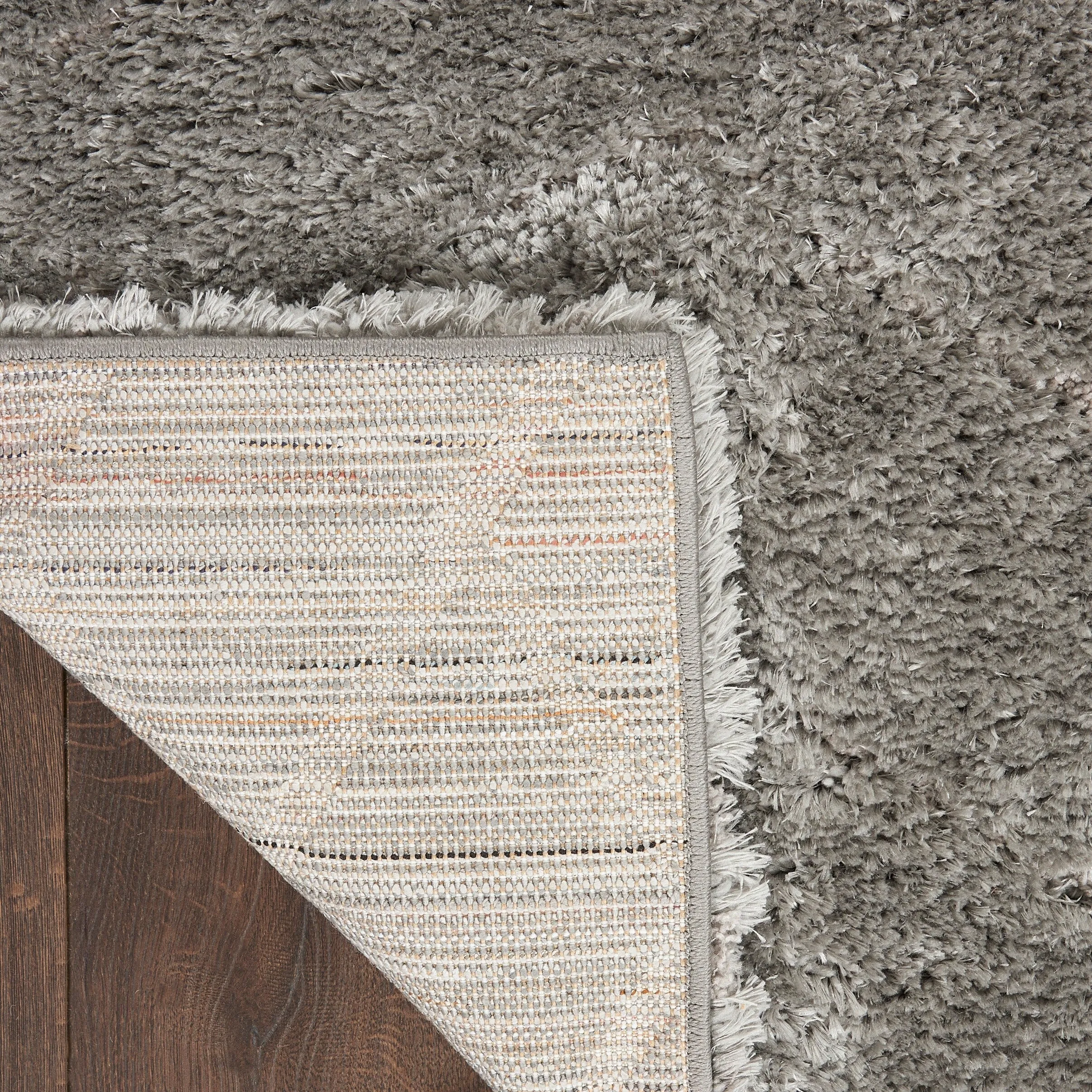 Nourison Luxurious Shag Ultra Plush Modern Chevron Area Rug