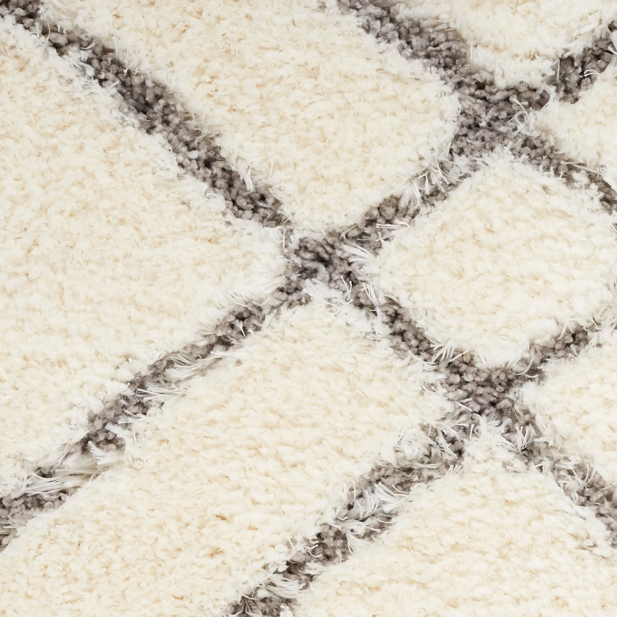 Nourison Luxurious Shag Ultra Plush Pile Abstract Geometric Area Rug