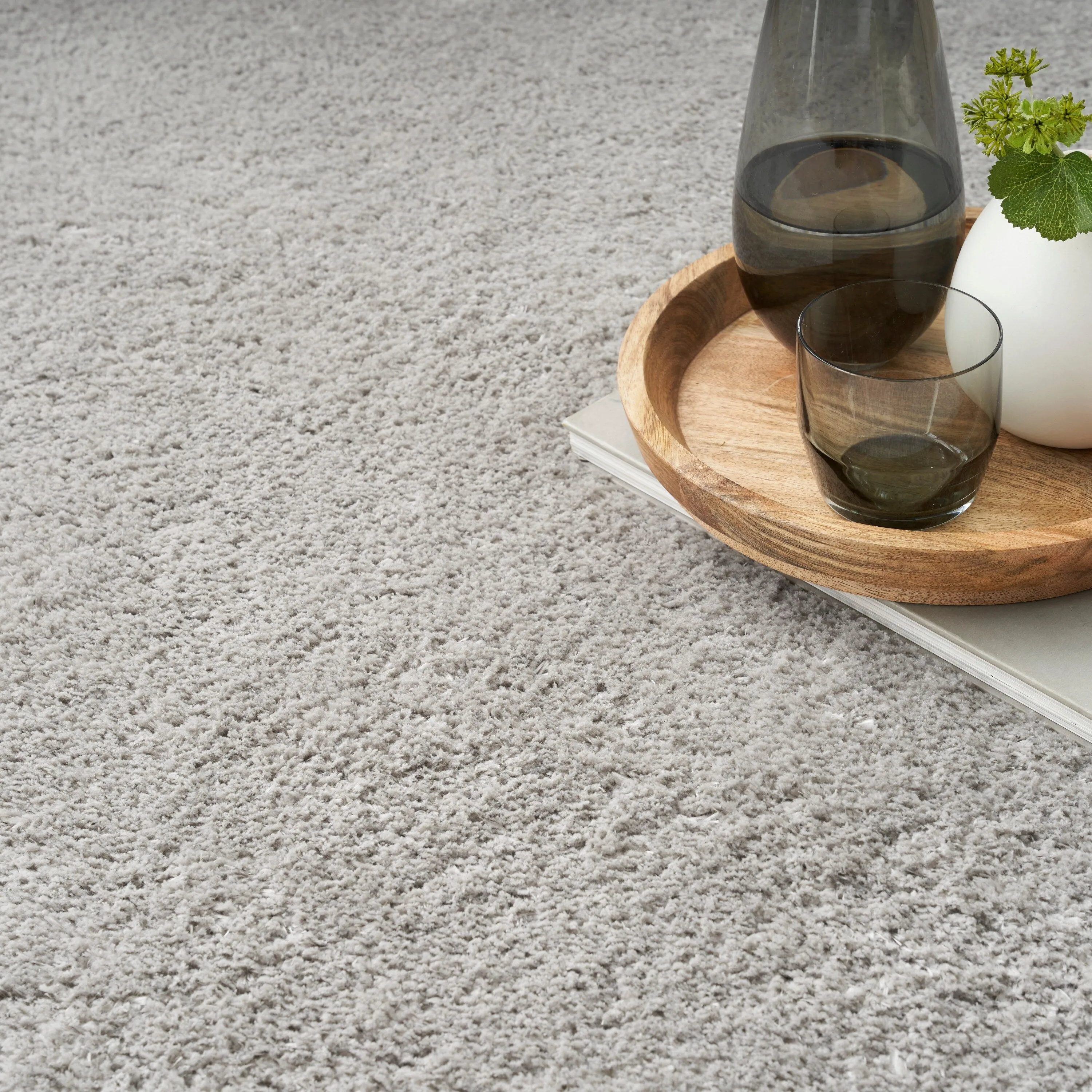 Nourison Luxurious Shag Ultra-plush Pile Glam Solid Area Rug
