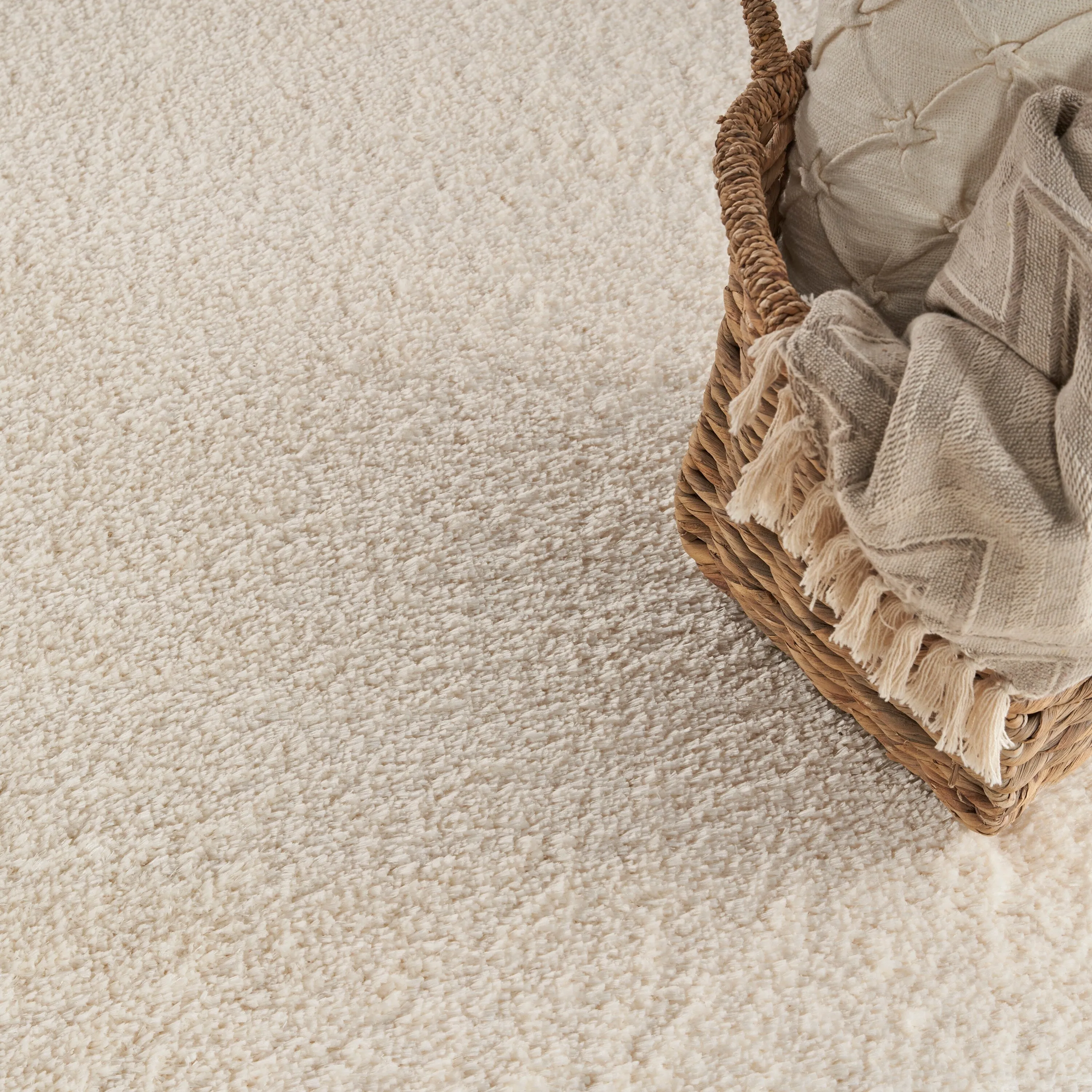 Nourison Luxurious Shag Ultra-plush Pile Glam Solid Area Rug