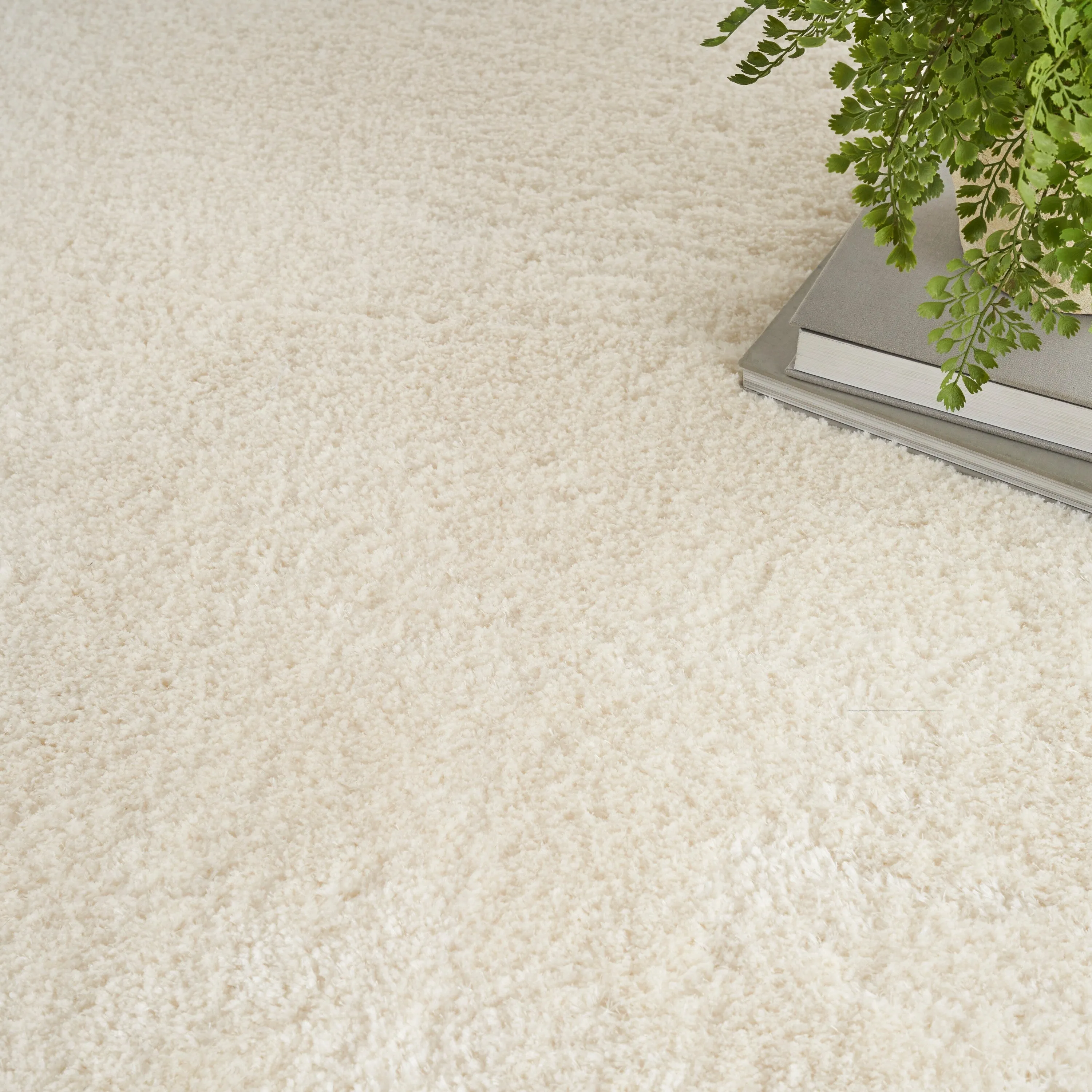Nourison Luxurious Shag Ultra-plush Pile Glam Solid Area Rug