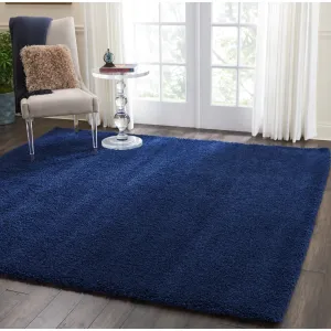 Nourison Malibu Shag Modern Plush Solid Area Rug