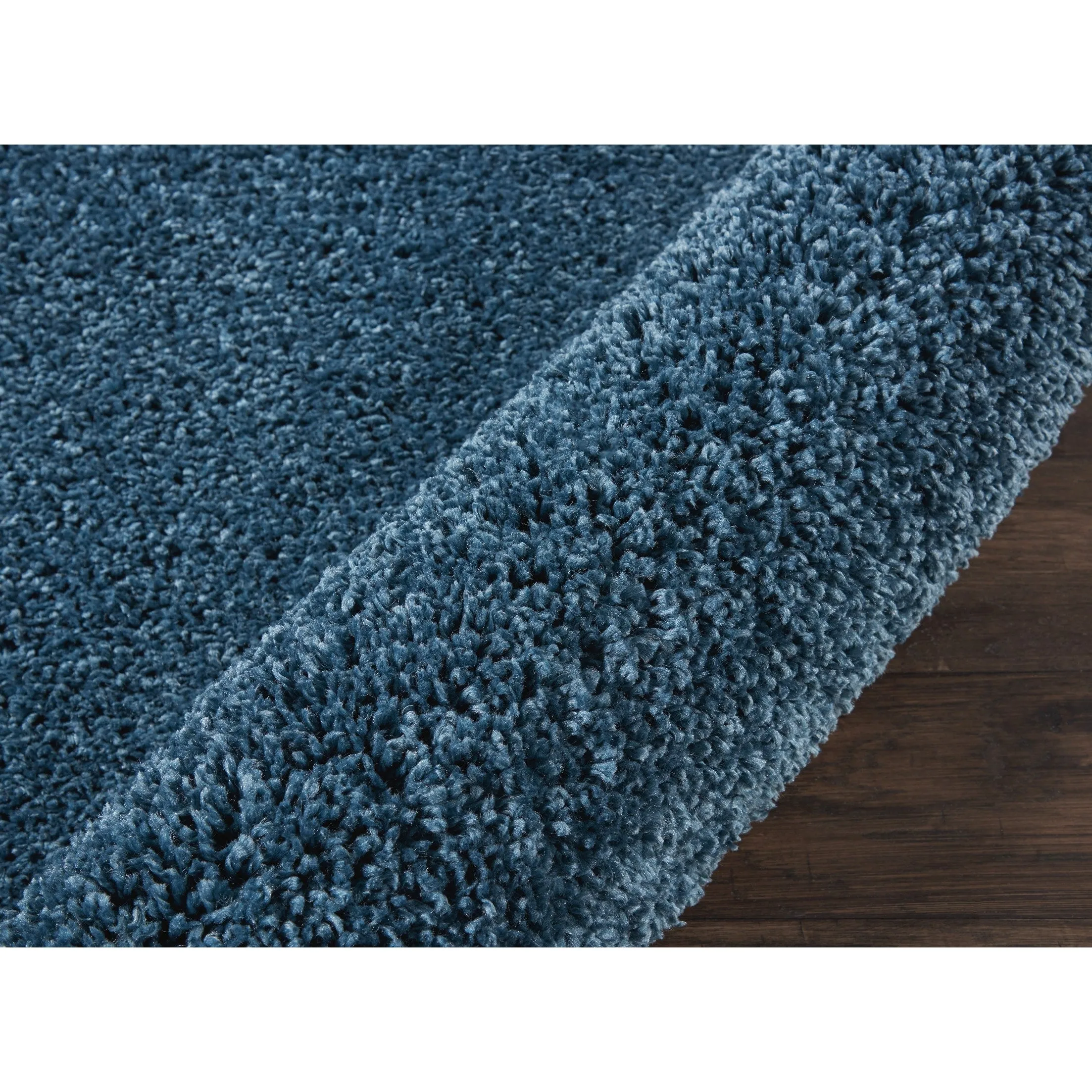 Nourison Malibu Shag Modern Plush Solid Area Rug