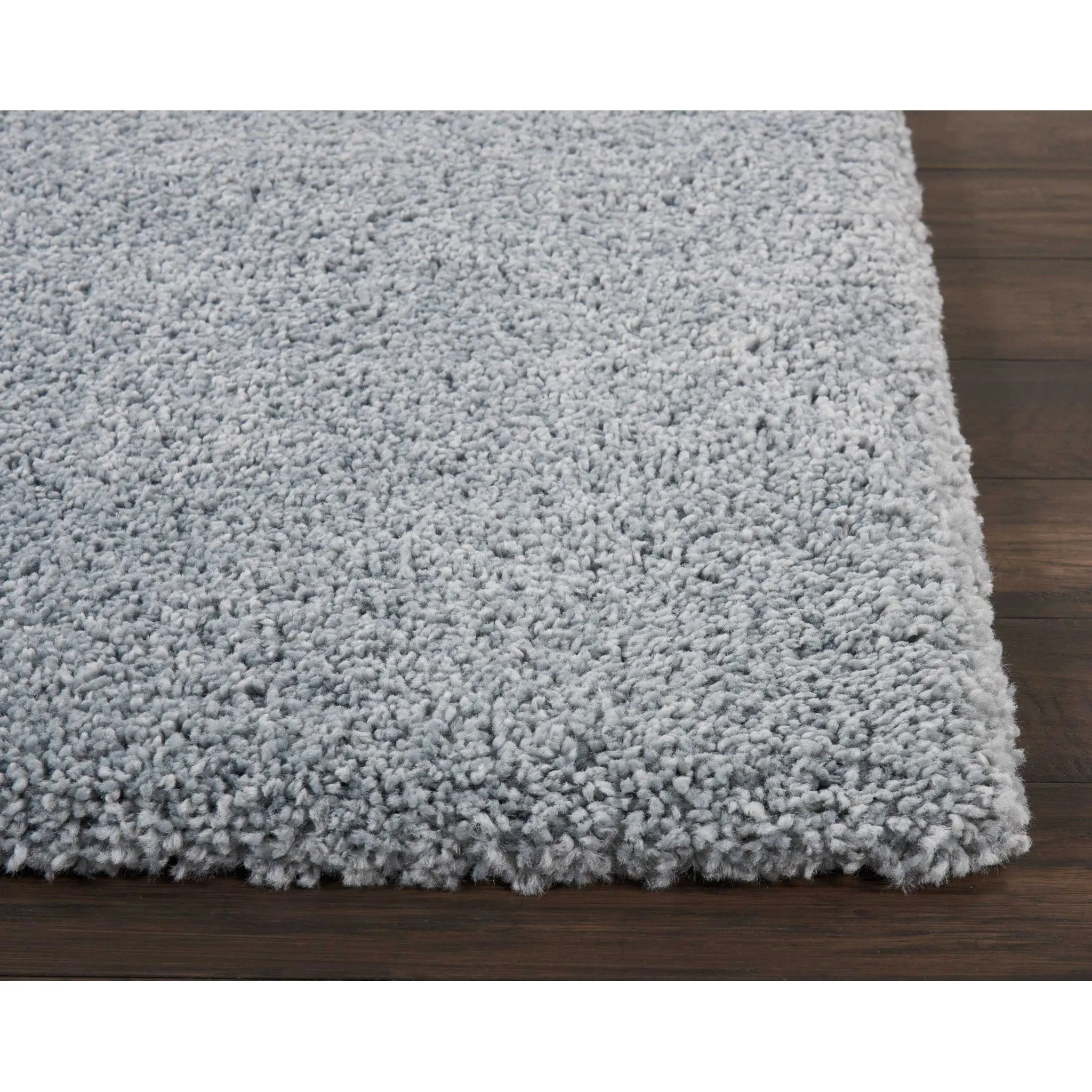 Nourison Malibu Shag Modern Plush Solid Area Rug
