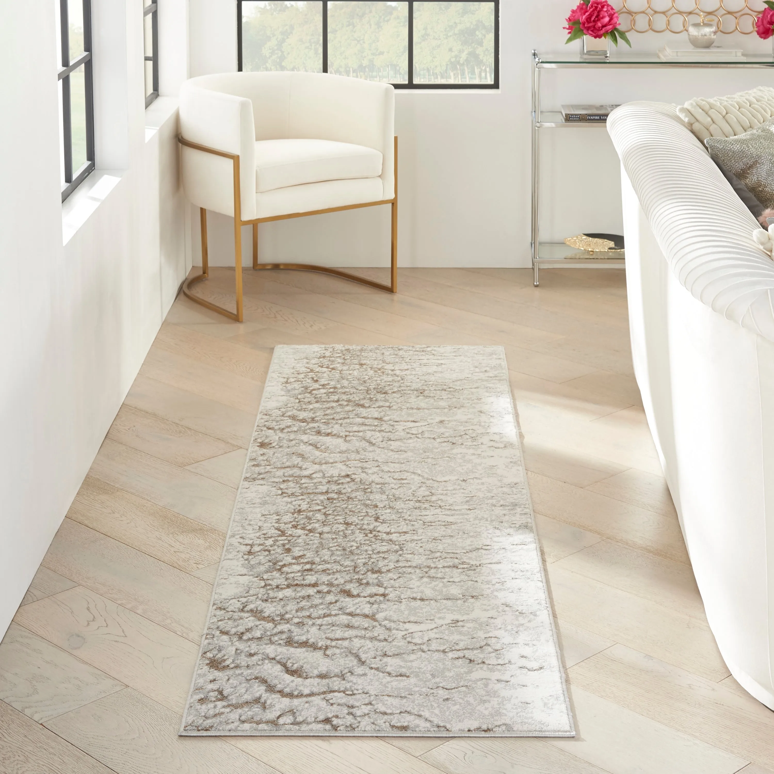 Nourison Metallic Chic Abstract Area Rug