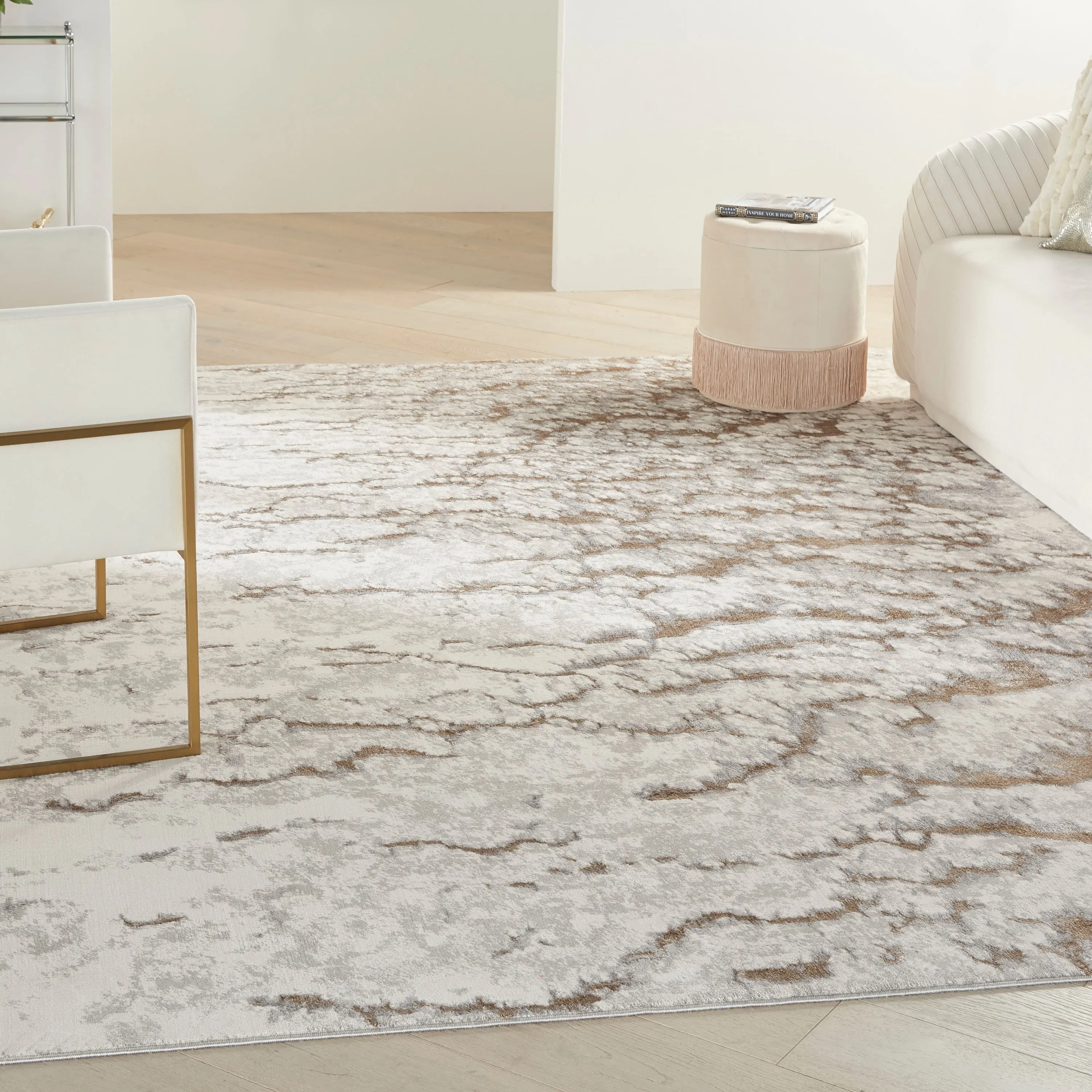 Nourison Metallic Chic Abstract Area Rug
