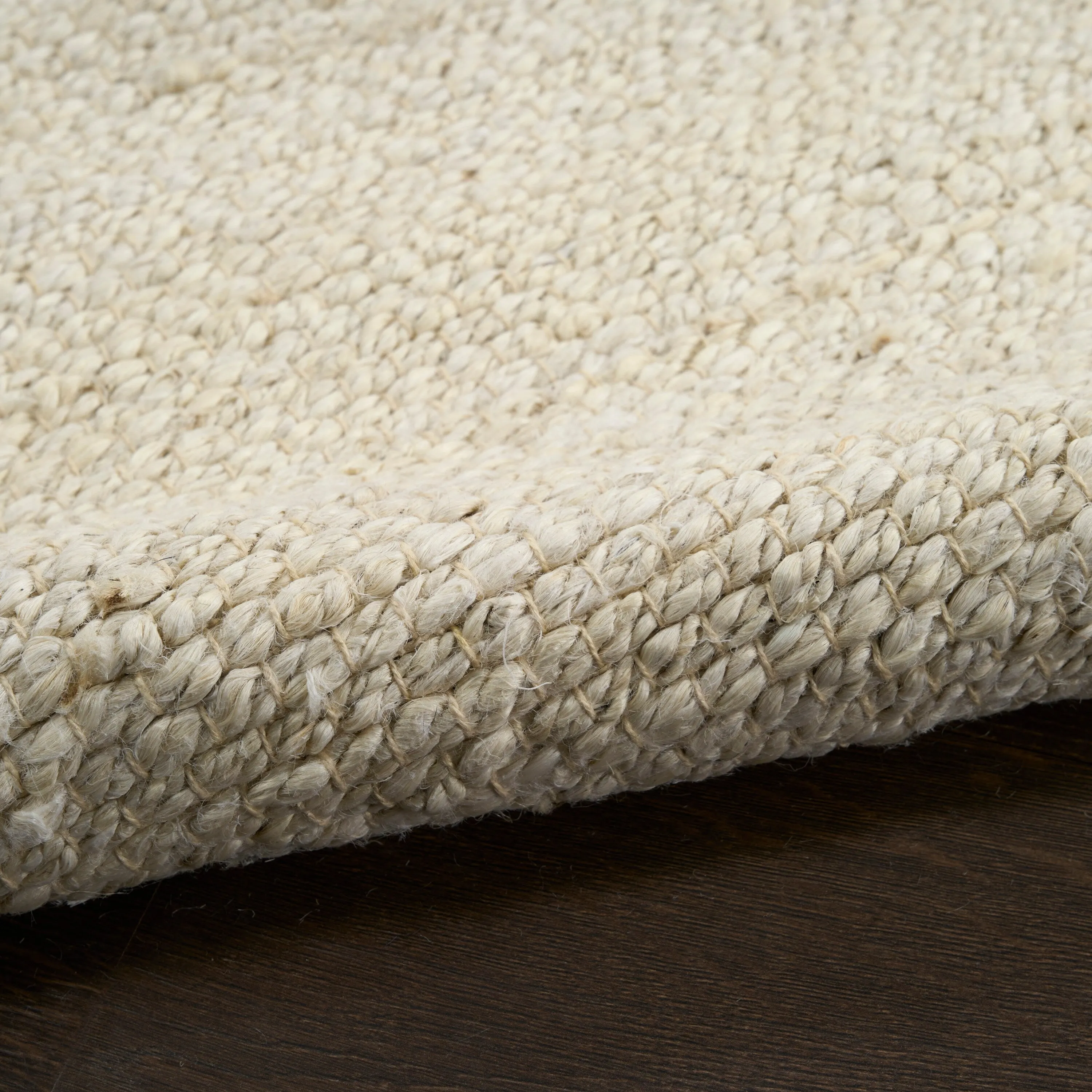 Nourison Natural Jute Indoor only Solid Area Rug