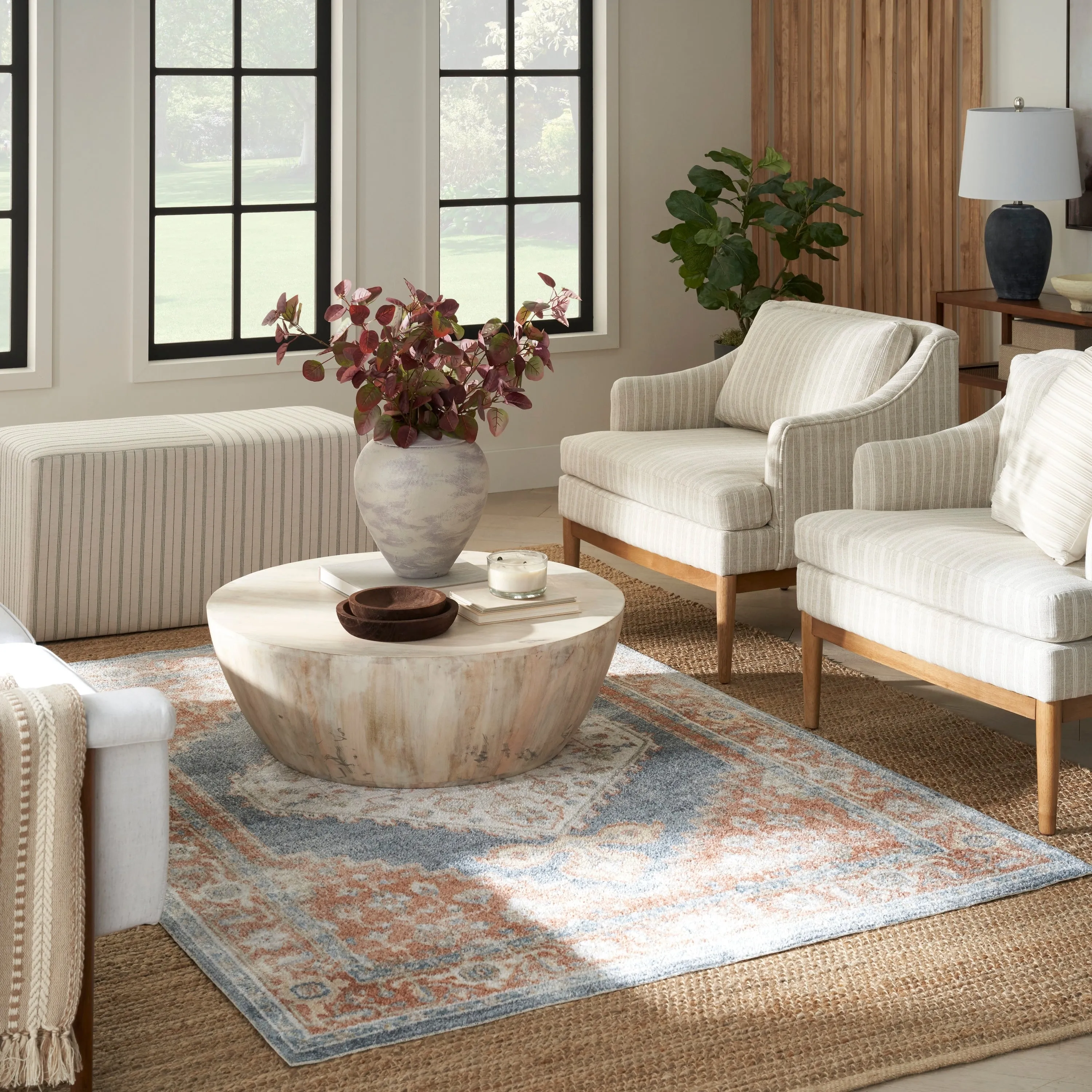 Nourison Natural Jute Indoor only Solid Area Rug