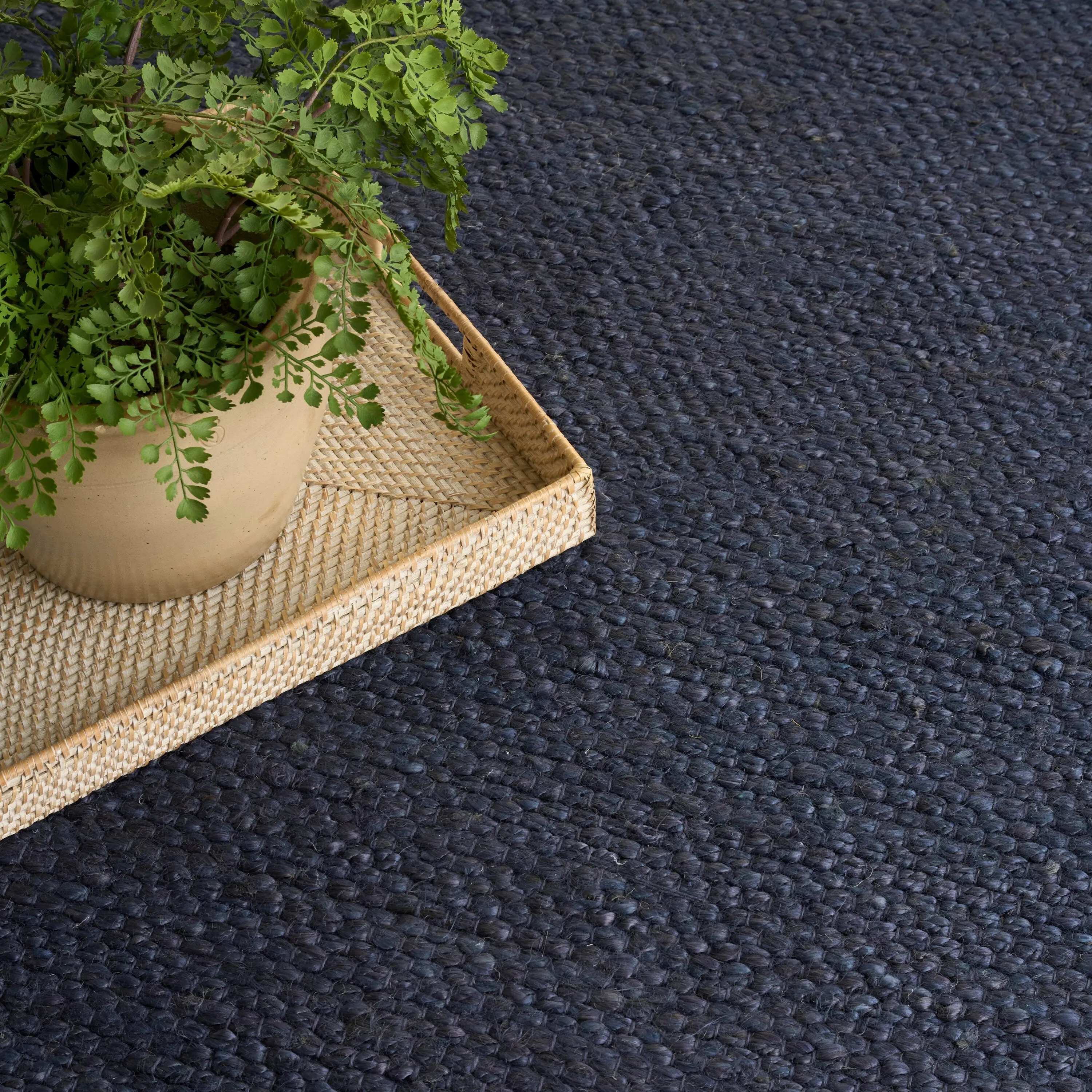 Nourison Natural Jute Indoor only Solid Area Rug