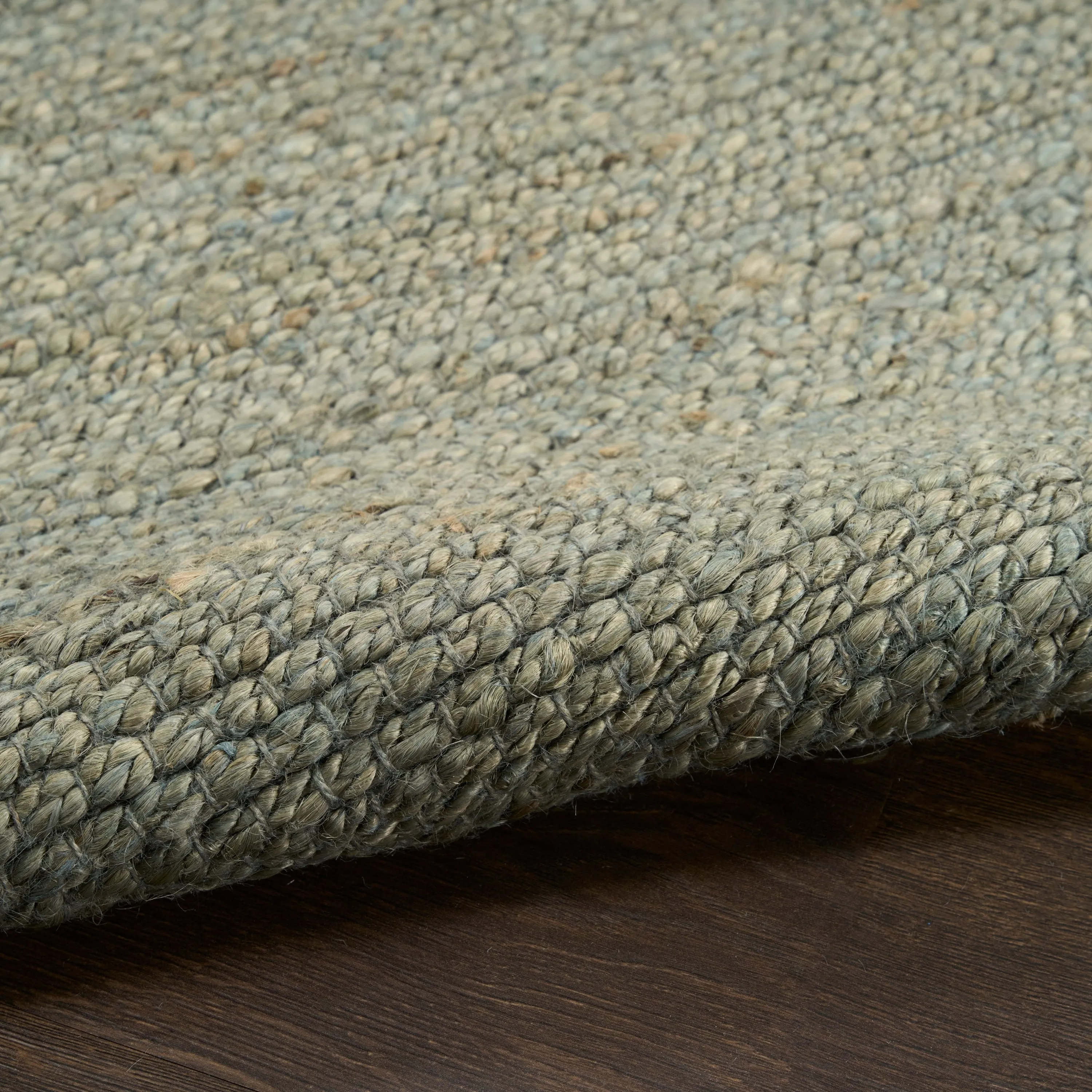 Nourison Natural Jute Indoor only Solid Area Rug