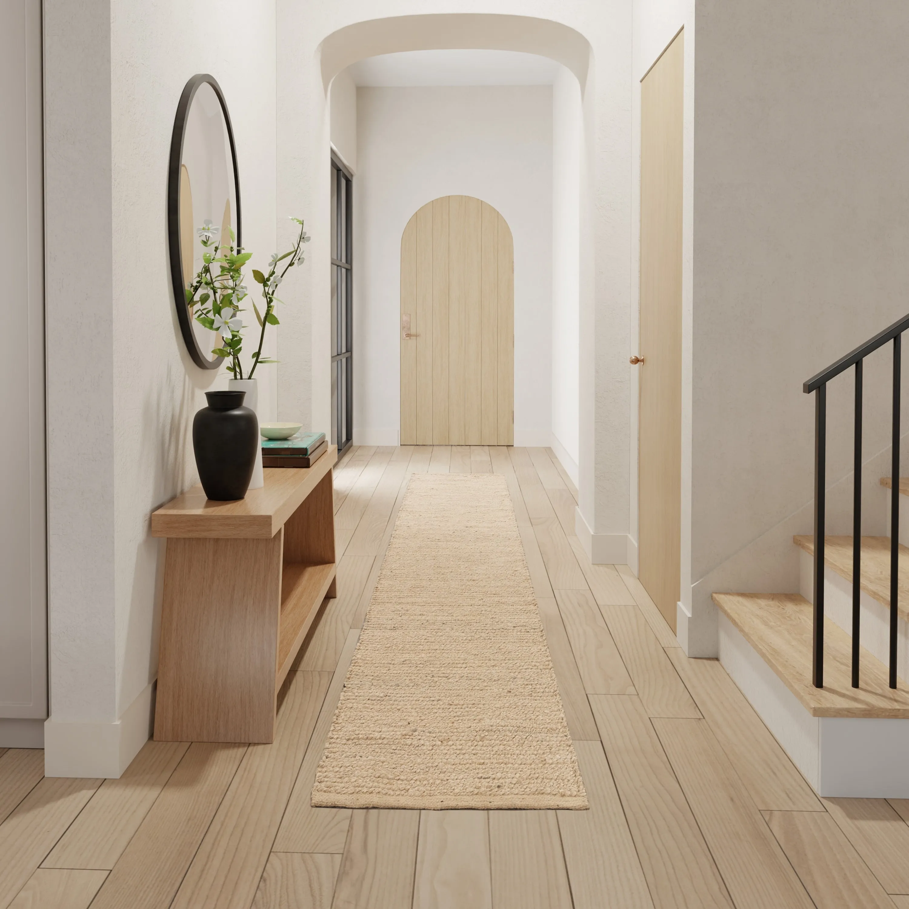 Nourison Natural Jute Indoor only Solid Area Rug