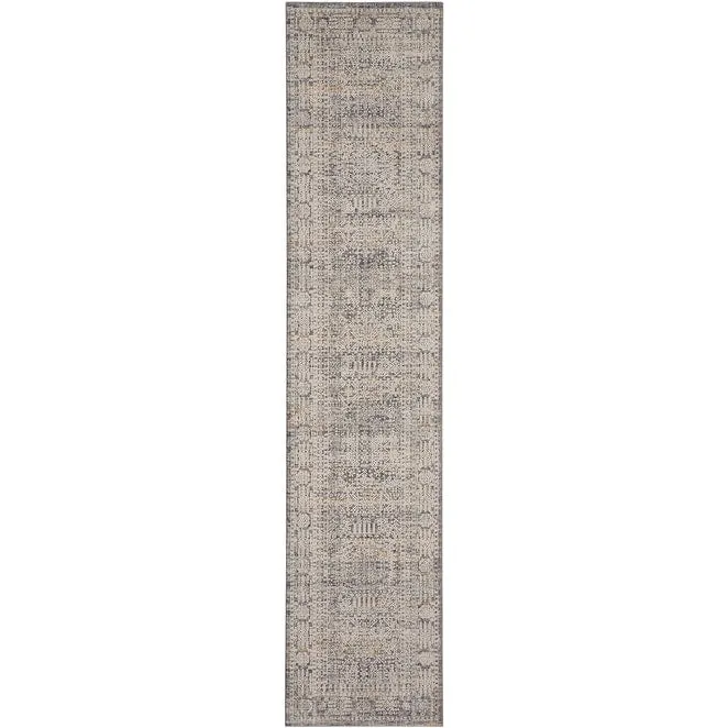 Nourison Nyle Indoor only Grey Geometric Area Rug