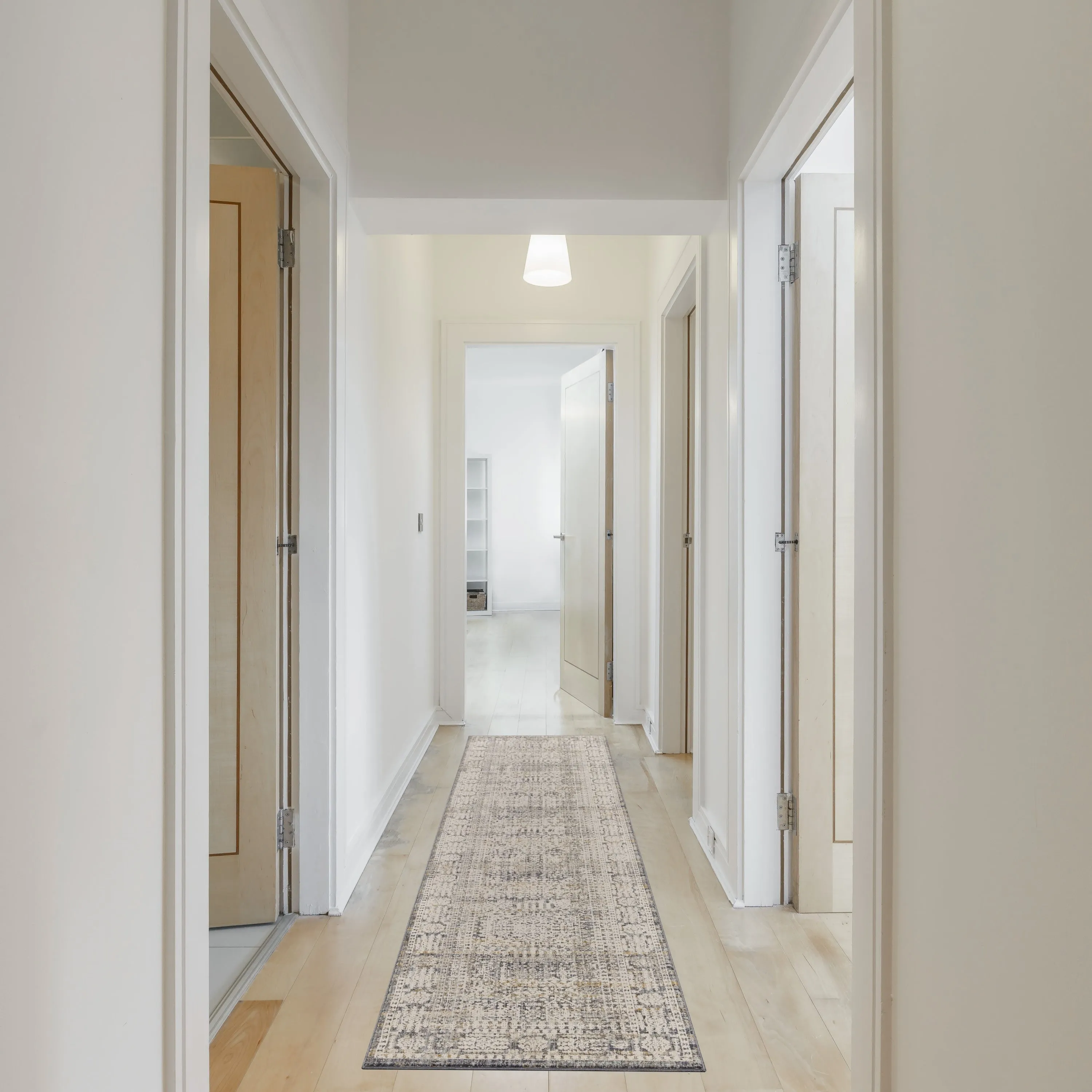 Nourison Nyle Indoor only Grey Geometric Area Rug