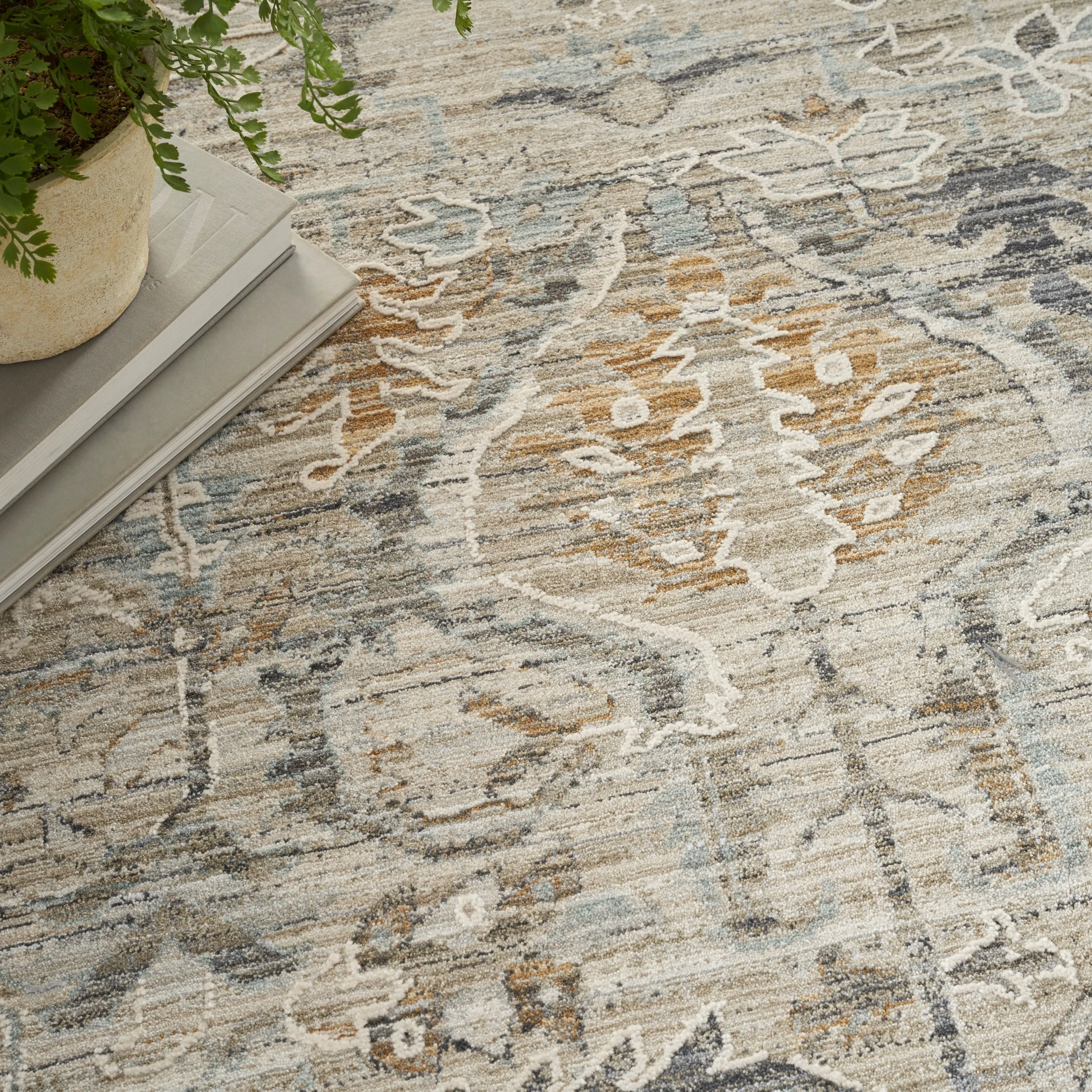 Nourison Nyle Vintage Persian Boho Area Rug