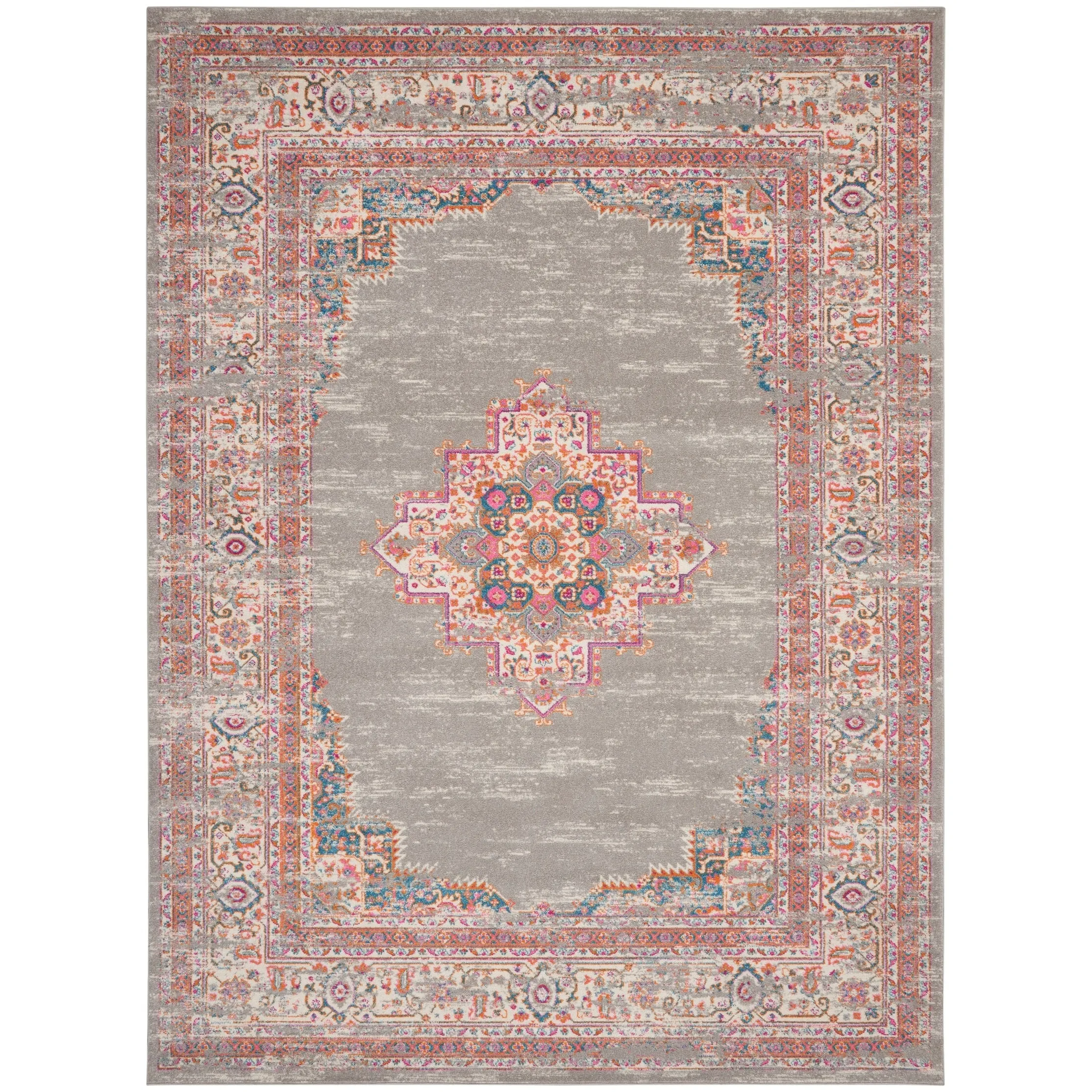 Nourison Passion Vintage Persian Medallion Area Rug