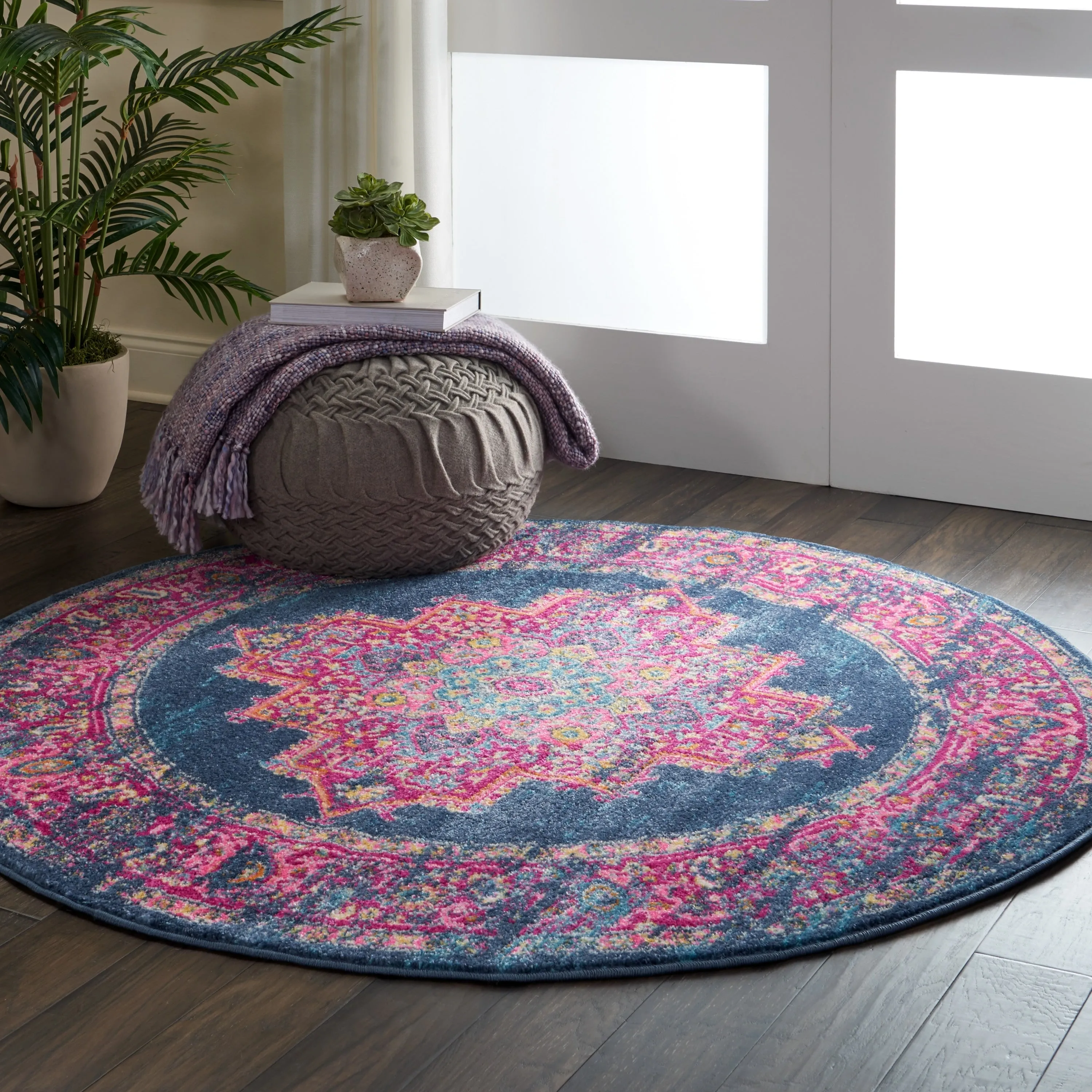 Nourison Passion Vintage Persian Medallion Area Rug