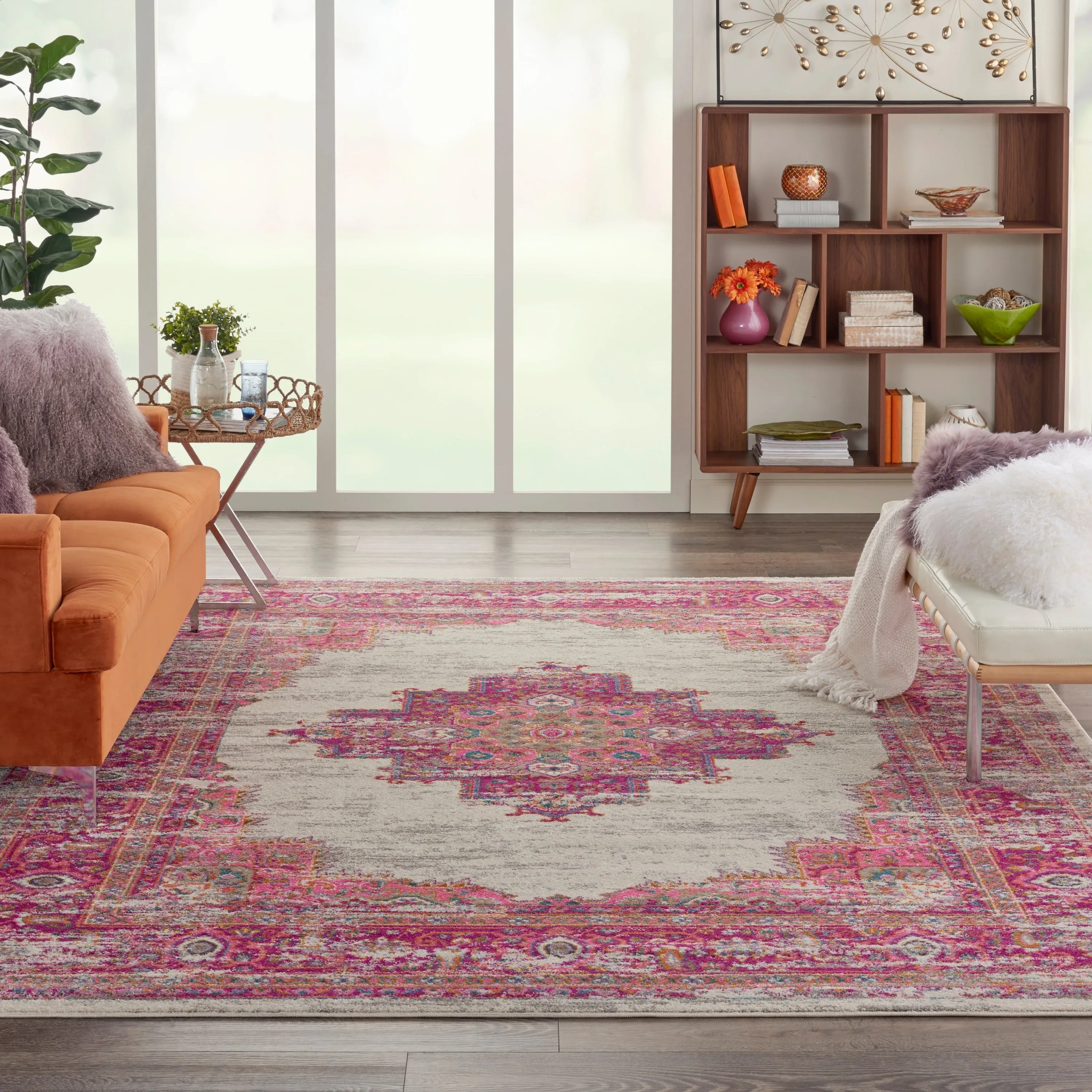 Nourison Passion Vintage Persian Medallion Area Rug