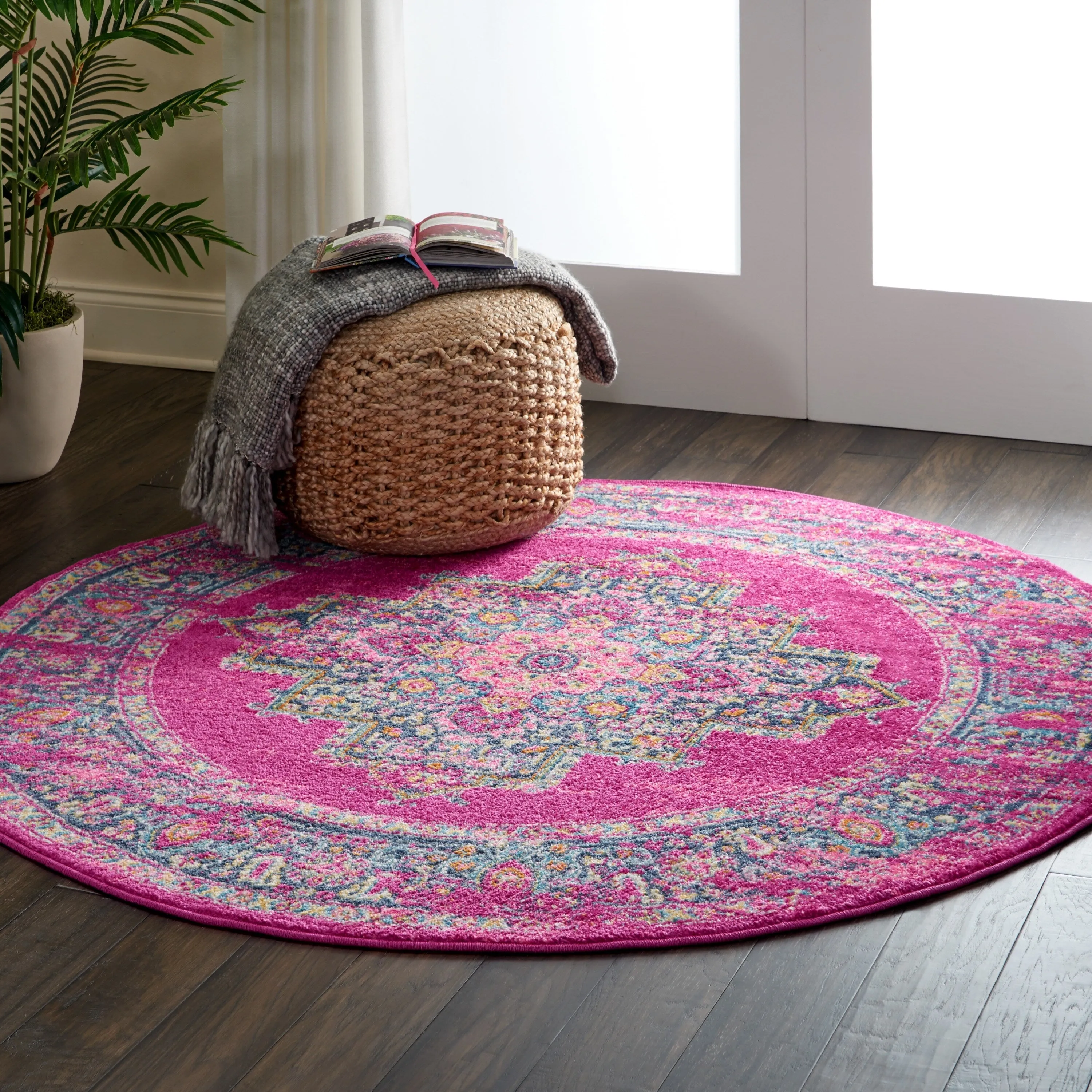 Nourison Passion Vintage Persian Medallion Area Rug